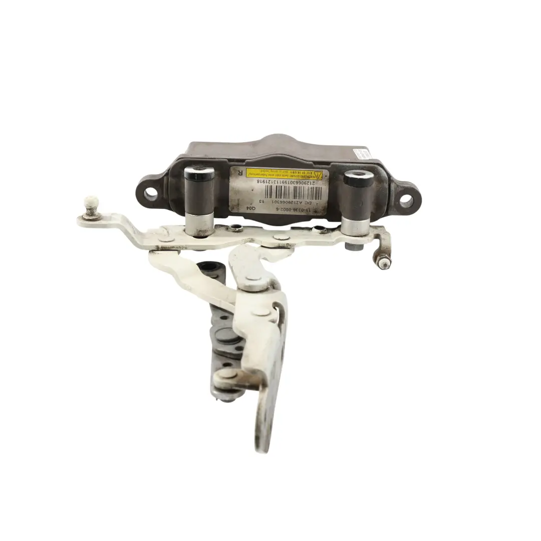 Bonnet Hinge Pedestrian Protection Right Calcite White - 650 to Mercedes W204 W212 with Part number A2129066301 Mercedes W204 W212 Bonnet Hinge Pedestrian Protection Right Calcite White - 650 - SKU A2129066301-CW1 - Part number A2129066301