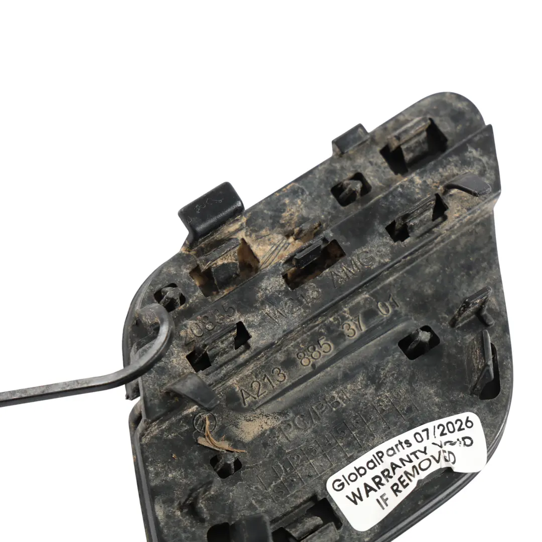 Mercedes W213 Stoßstange Hinten Klappe Abschlepphaken Obsidianschwarz A213885370 - SKU A2138853701-OB - Teilenummer A2138853701