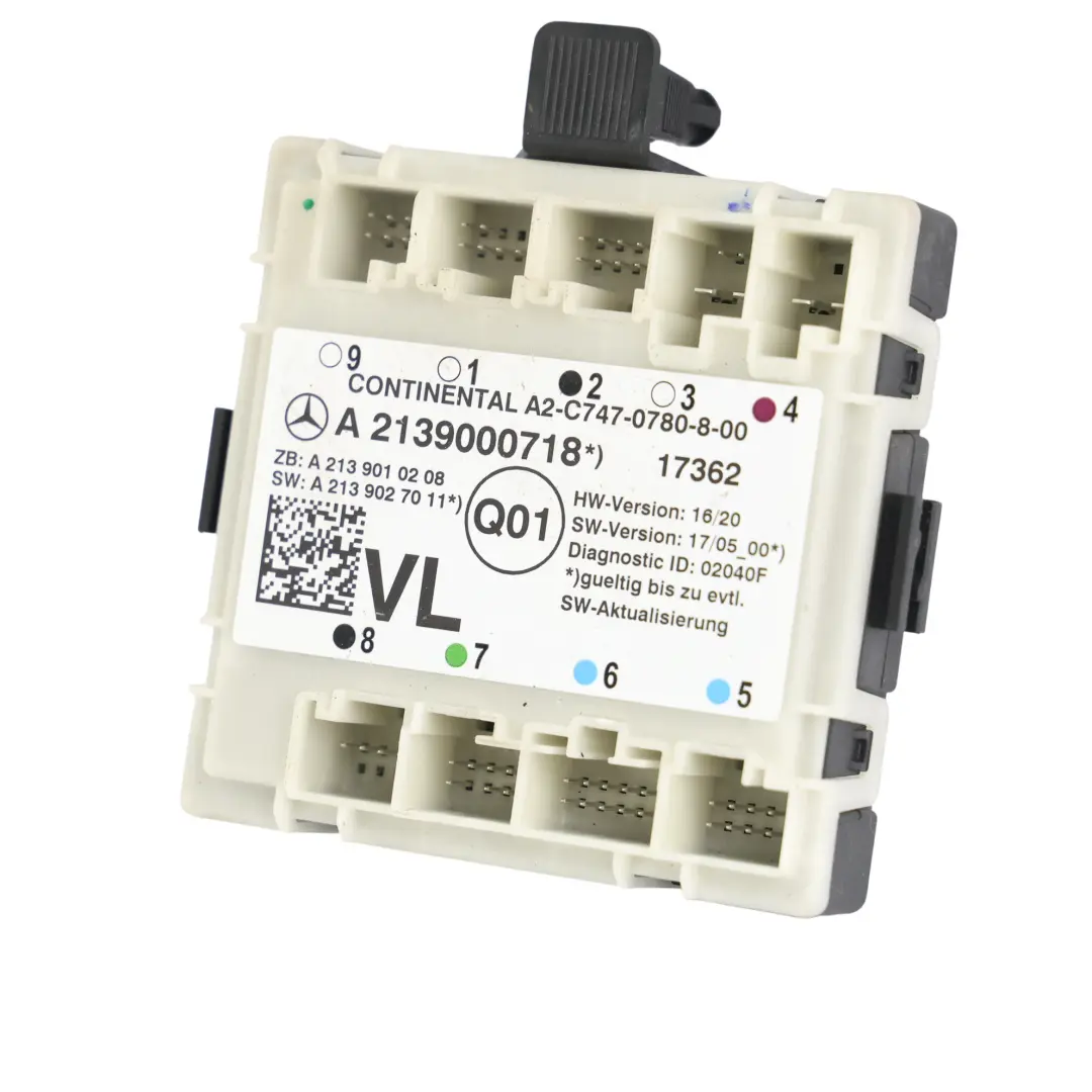 Mercedes W213 Centralina Modulo Controllo Porta Anteriore Sinistra - SKU A2139000718 - Numero di parte A2139000718