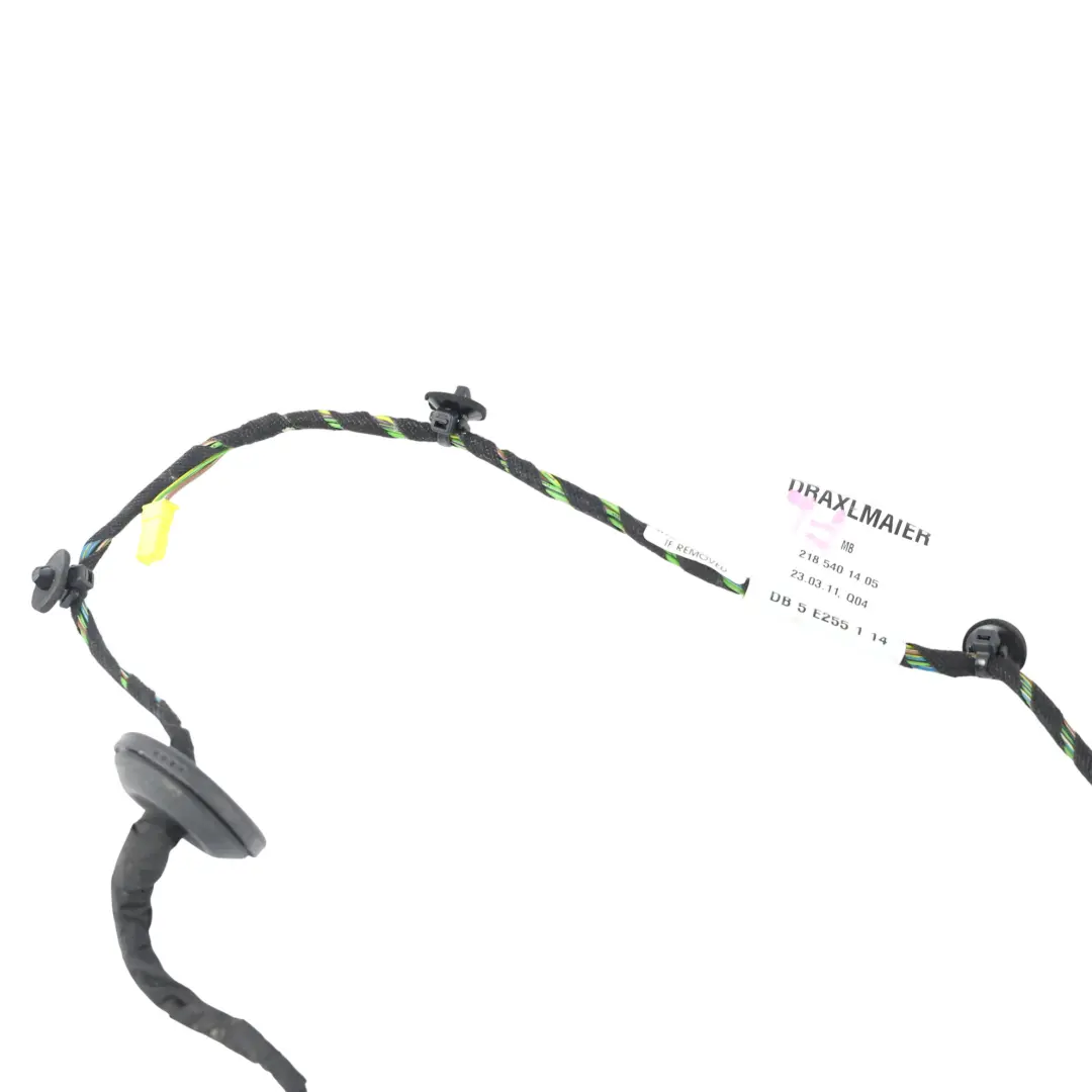 Front Door Wiring Harness Loom Passenger Side to Mercedes CLS C218 with Part number A2185403005 Mercedes CLS C218 Front Door Wiring Harness Loom Passenger Side - SKU A2185403005-1 - Part number A2185403005