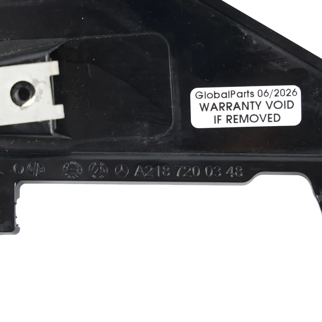 W218 Wing Mirror Triangle Front Left N/S Trim Covering Panel Black to Mercedes with Part number A2187200348 Mercedes W218 Wing Mirror Triangle Front Left N/S Trim Covering Panel Black - SKU A2187200348 - Part number A2187200348