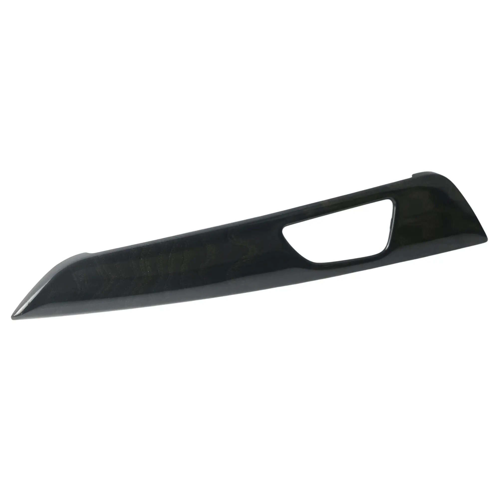Mercedes X218 Rear Door Interior Handle Trim Right O/S Black Ashwood A2187303080