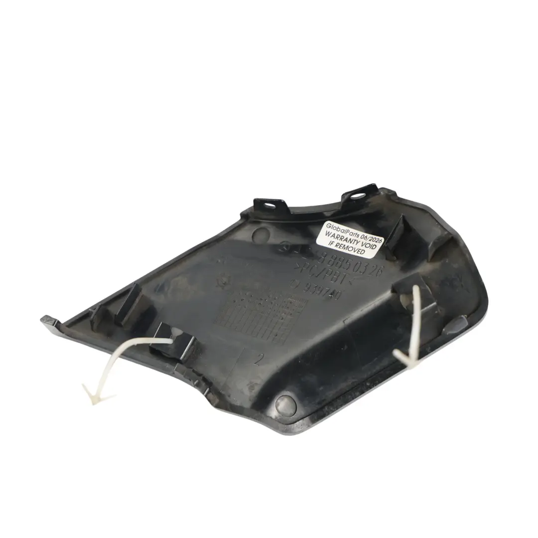 Copertura Gancio Traino Ant. Nero Ossidiana per Mercedes C218 con numero di parte A2188850326 Mercedes C218 Copertura Gancio Traino Ant. Nero Ossidiana - SKU A2188850326-OB - Numero di parte A2188850326