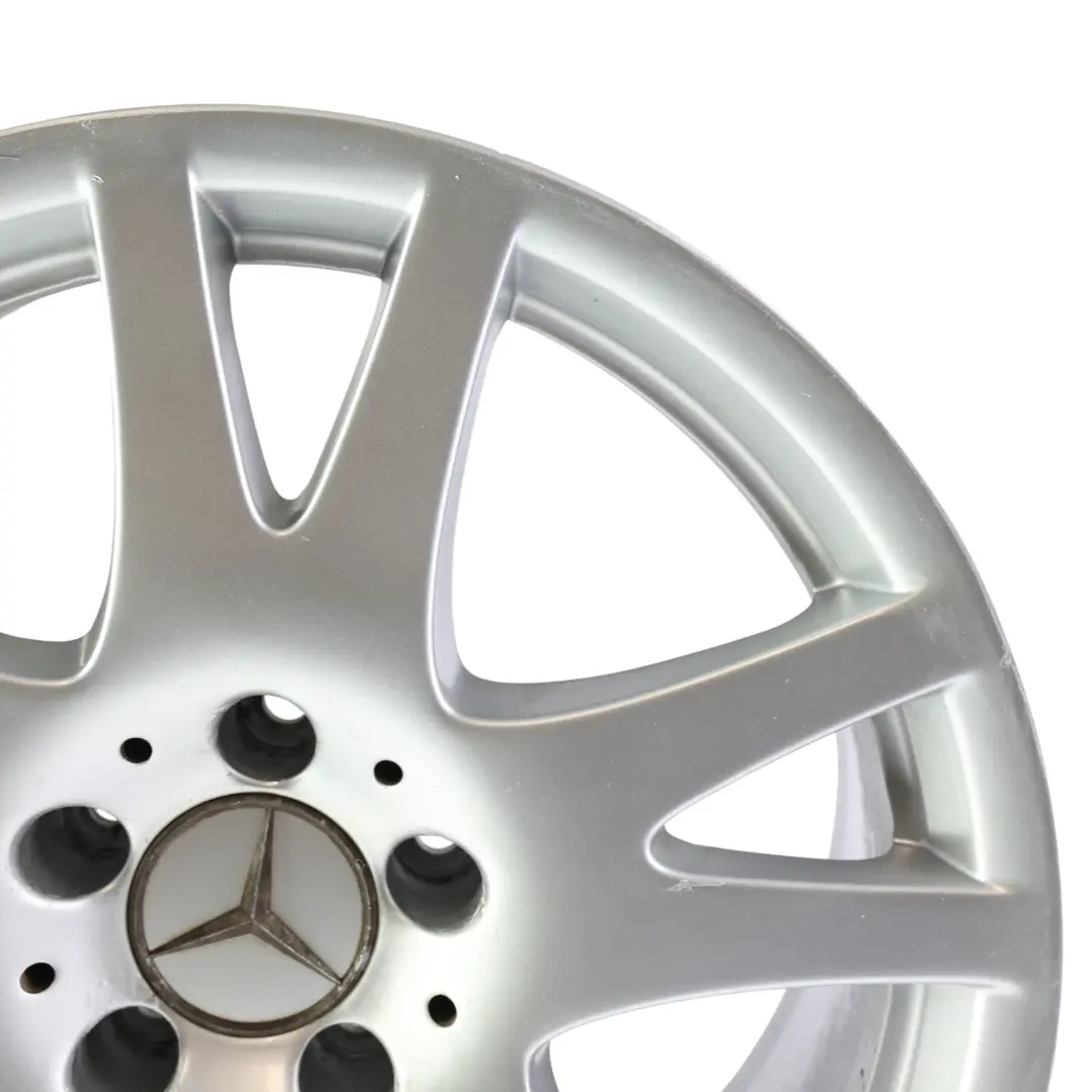 Mercedes CLS C219 Alloy Wheel Rim 17" 8.5J ET18 Double Spoke Silver - SKU A2194010702-3 - Part number A2194010702