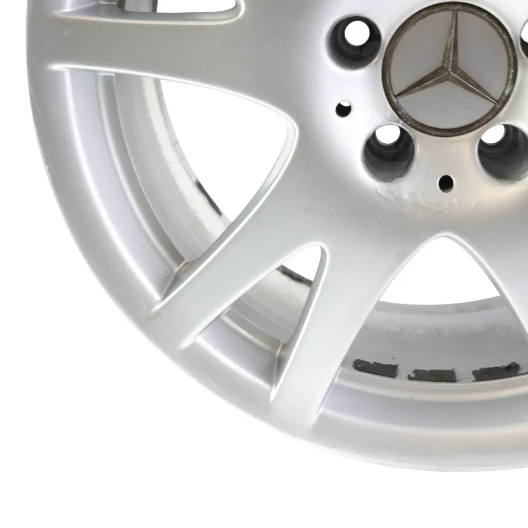 Alu Felge 17" 8.5J ET18 Doppelte Speiche Silber für Mercedes CLS C219 mit Teilenummer A2194010702 Mercedes CLS C219 Alu Felge 17" 8.5J ET18 Doppelte Speiche Silber - SKU A2194010702-3 - Teilenummer A2194010702