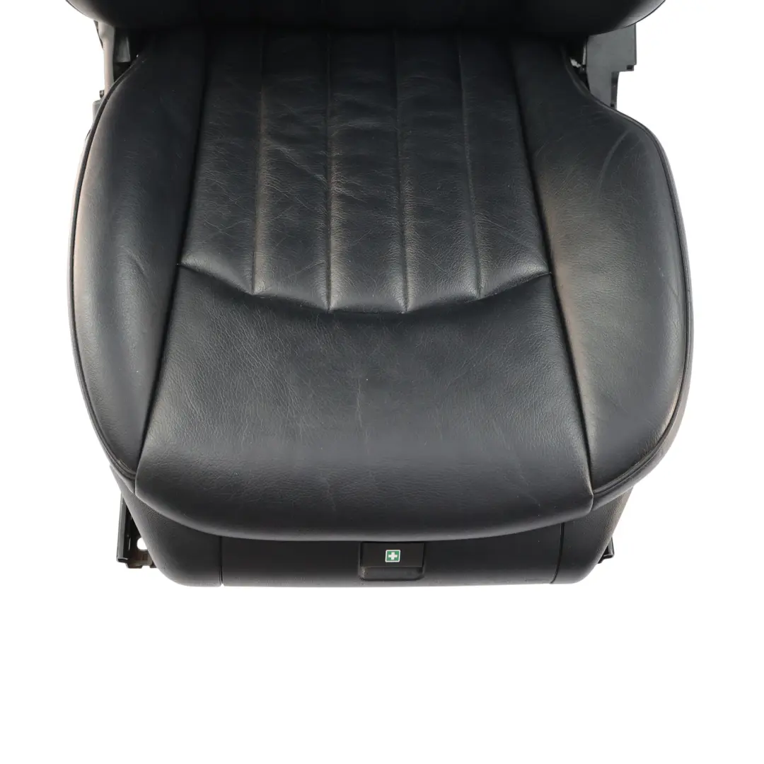 Front Right O/S Interior Heated Leather Black to Mercedes CLS C219 Seat with Part number A2199103547 Mercedes CLS C219 Seat Front Right O/S Interior Heated Leather Black - SKU A2199103547-2 - Part number A2199103547