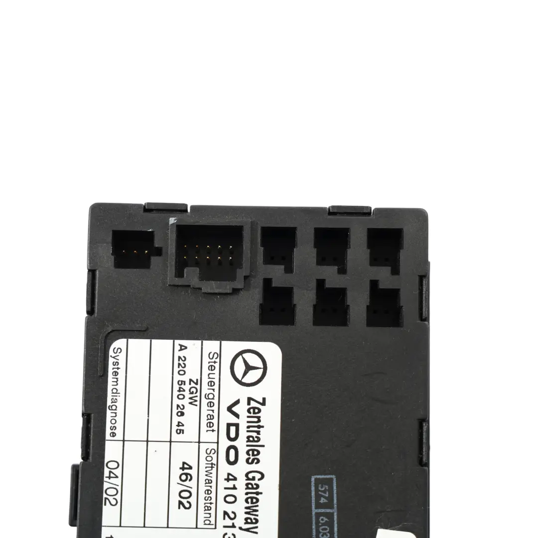 Gateway Steuergerät Diagnose Modul für Mercedes C215 W220 R230 mit Teilenummer A2205402645 Mercedes C215 W220 R230 Gateway Steuergerät Diagnose Modul - SKU A2205402645 - Teilenummer A2205402645