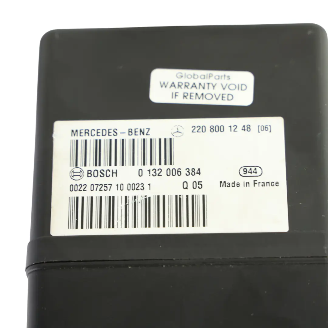 Mercedes C215 W220 Central Lock Door Vacuum Pump - SKU A2208001248-1 - Part number A2208001248
