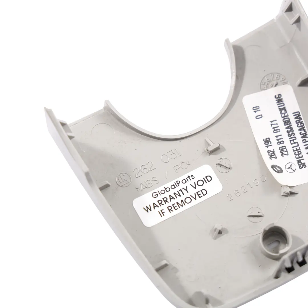 Mercedes CL S Class C215 W220 Interior Rear View Mirror Trim Cover - SKU A2208110171-1 - Part number A2208110171