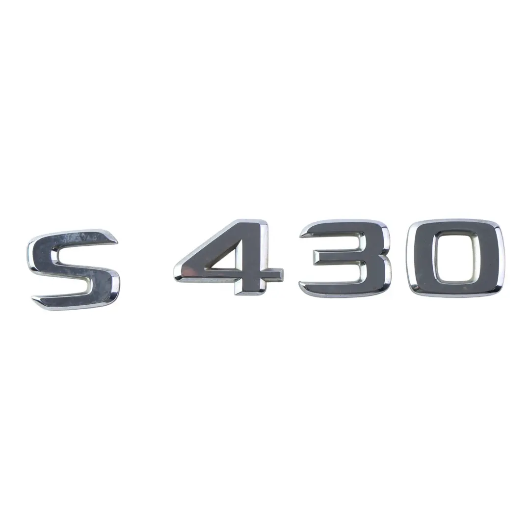 Mercedes W220 Emblema Insignia Tapa Maletero Trasero S430 - SKU A2208170315 - Número de pieza A2208170315
