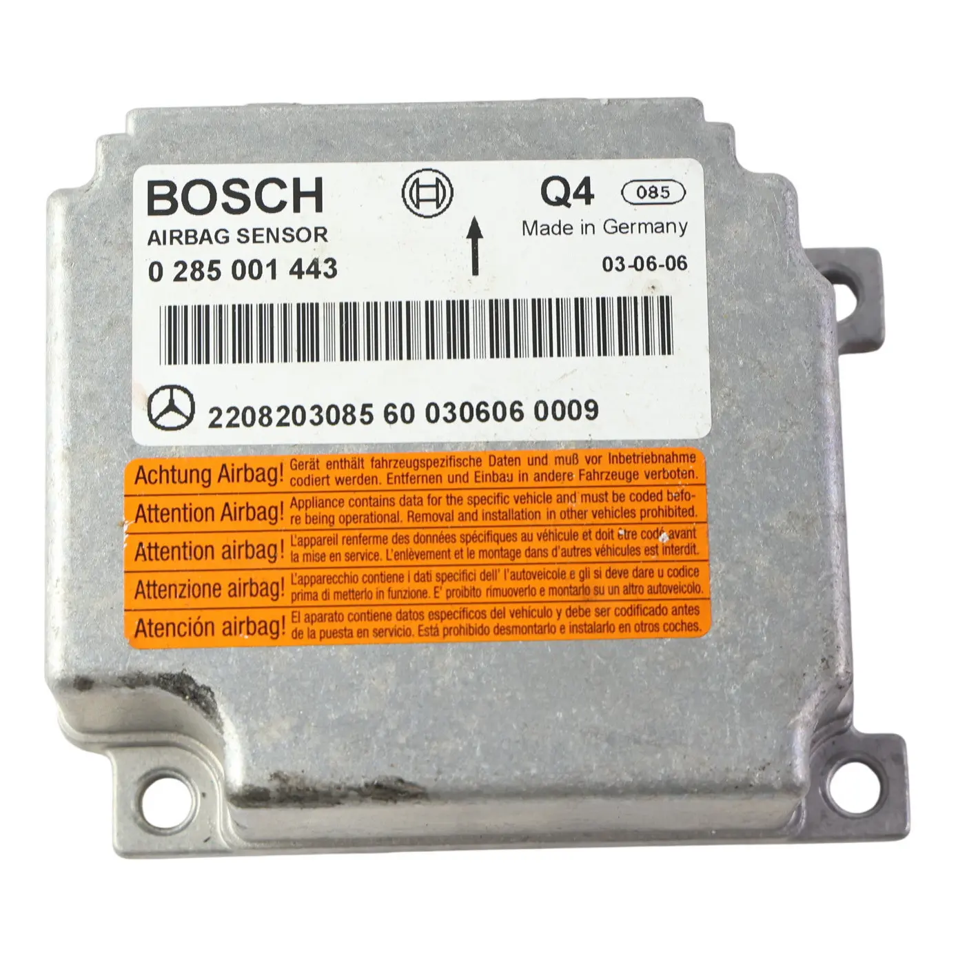 Mercedes C199 C215 W220 Modulo Aria ECU Centralina S430 113941 A2208203085