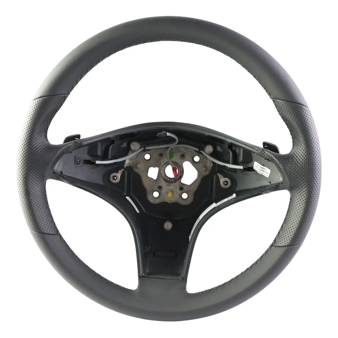 Mercedes CLS C219 Steering Wheel NEW Black Leather Paddle Shift - SKU A2304602476-1 - Part number A2304602476