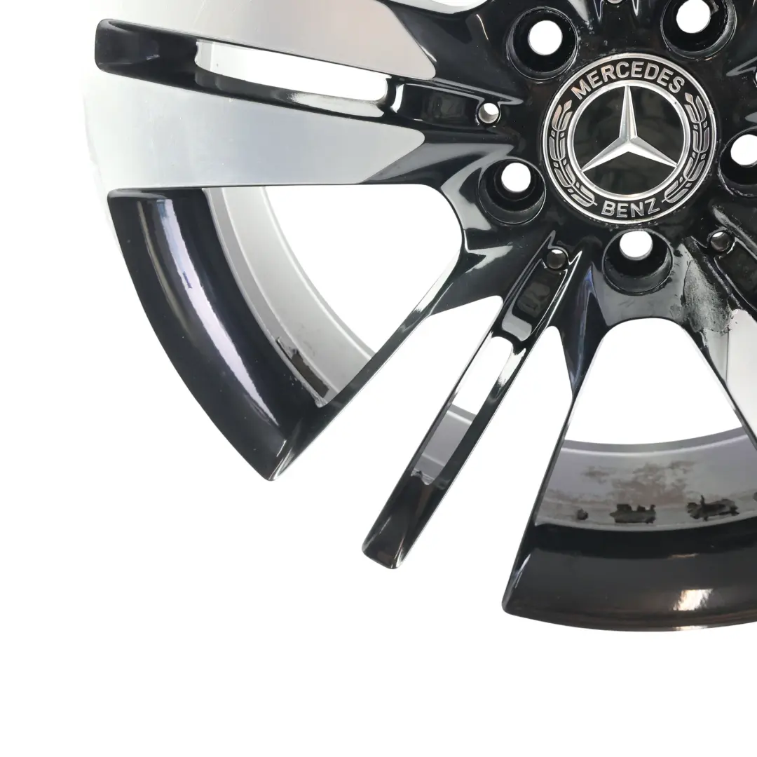 Mercedes W176 Alloy Wheel Rim 18" ET:52 7,5J 5 Double Spoke - SKU A2464010402-1 - Part number A2464010402