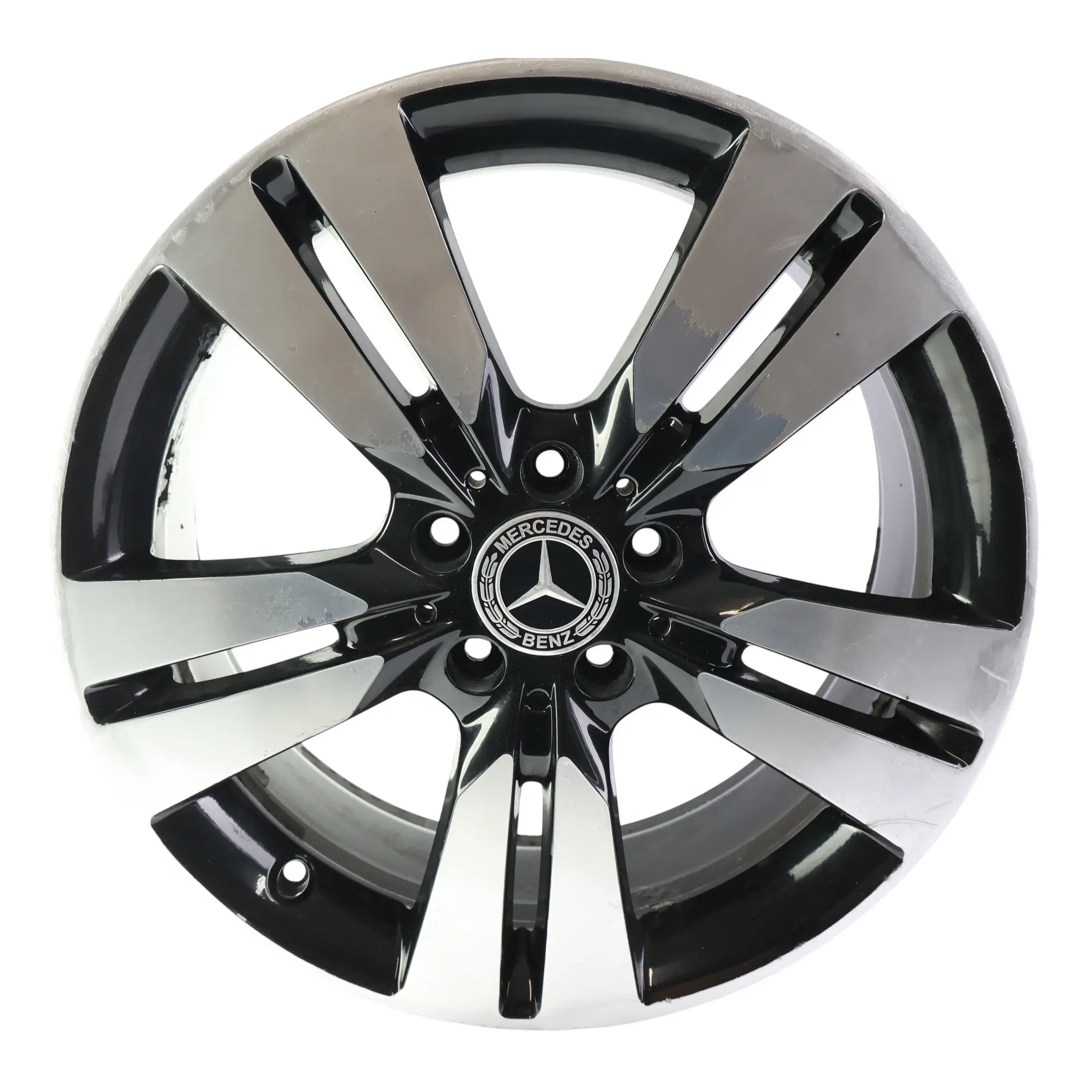 Mercedes W176 Alloy Wheel Rim 18" ET:52 7.5J 5 Double Spoke A2464010402