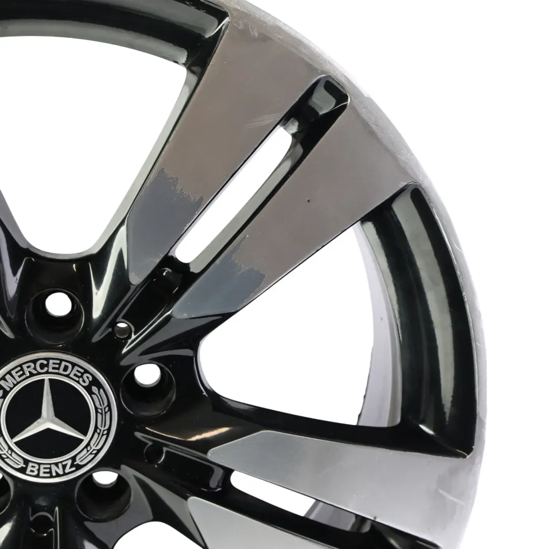 Alloy Wheel Rim 18" ET:52 7.5J 5 Double Spoke to Mercedes W176 with Part number A2464010402 Mercedes W176 Alloy Wheel Rim 18" ET:52 7.5J 5 Double Spoke - SKU A2464010402-6 - Part number A2464010402