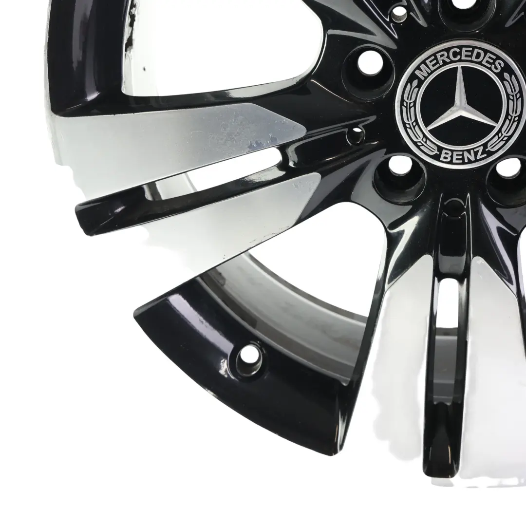 Alloy Wheel Rim 18" ET:52 7.5J 5 Double Spoke to Mercedes W176 with Part number A2464010402 Mercedes W176 Alloy Wheel Rim 18" ET:52 7.5J 5 Double Spoke - SKU A2464010402-6 - Part number A2464010402