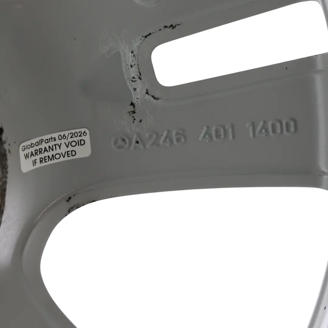 Cerchio In Lega Argento 17" 7,5J ET:52,5 per Mercedes W176 W246 con numero di parte A2464011400 Mercedes W176 W246 Cerchio In Lega Argento 17" 7,5J ET:52,5 - SKU A2464011400-1 - Numero di parte A2464011400