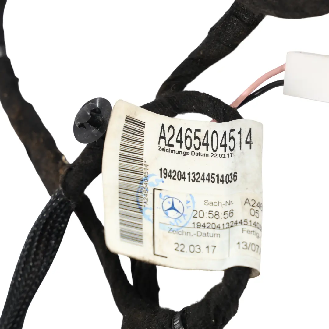 Mercedes W176 Cableado Asiento Cable Delantero Derecho - SKU RHD-A2465404514 - Número de pieza A2465404514