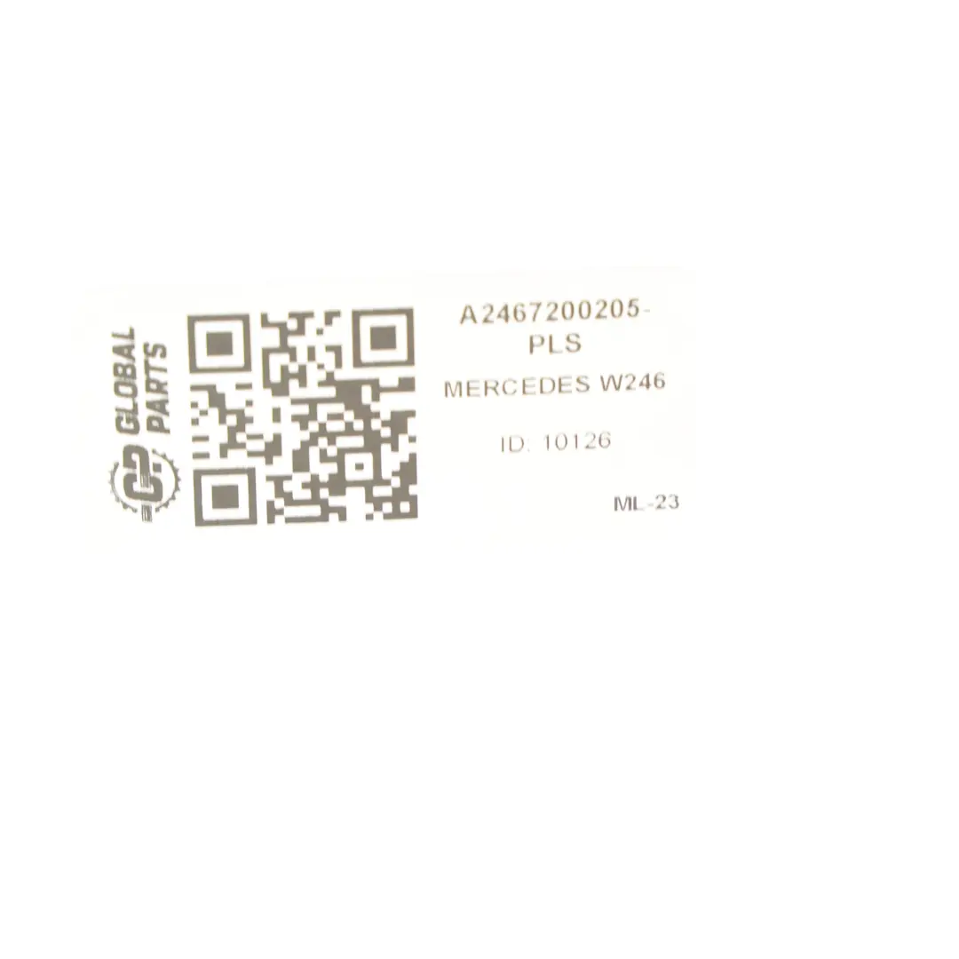 Mercedes W246 Tür Vorne Rechts B-Klasse Polar Silber Metallic - 761 - SKU A2467200205-PLS - Teilenummer A2467200205