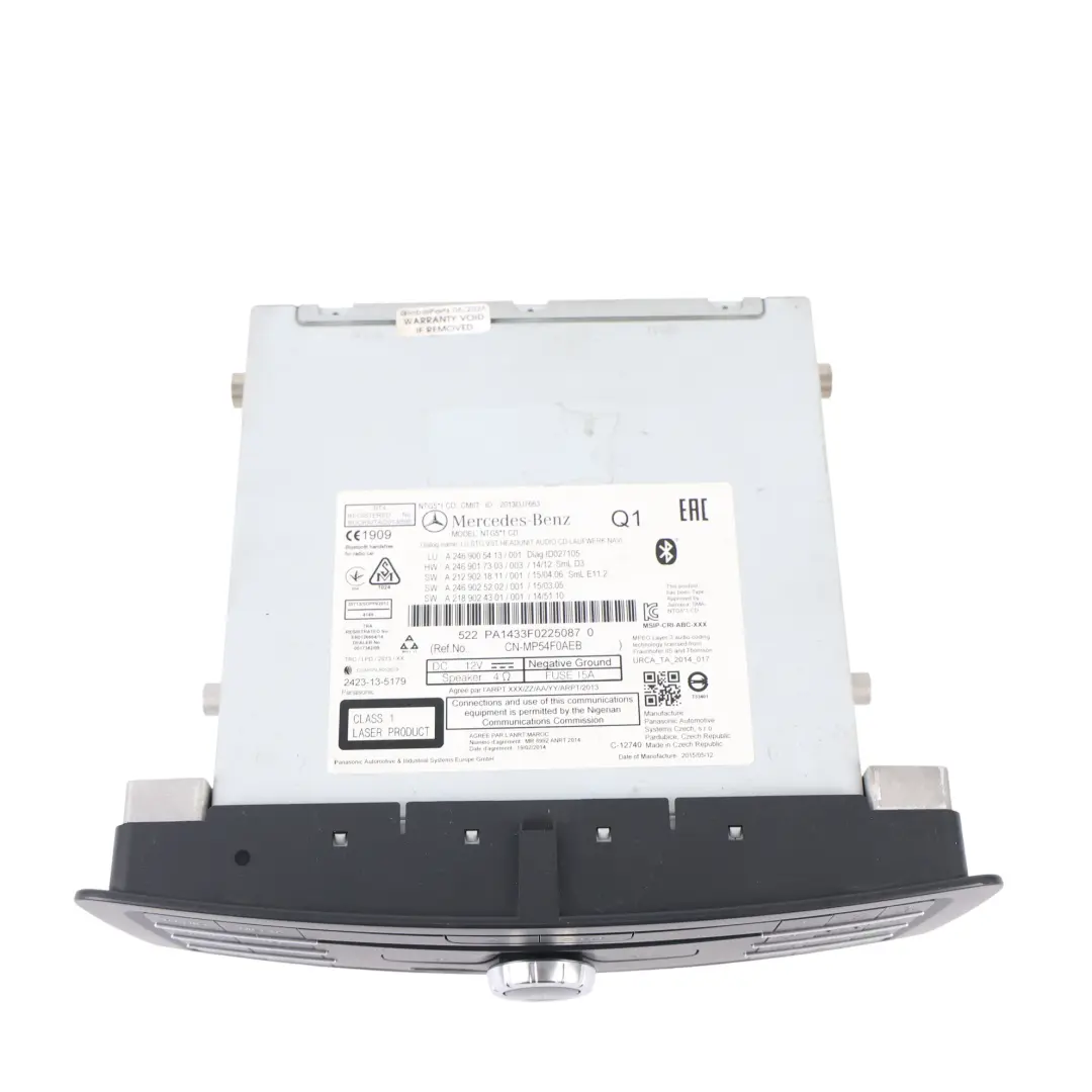 Mercedes C117 Head Unit Radio Player Control Module Becker - SKU A2469005413-1 - Part number A2469005413
