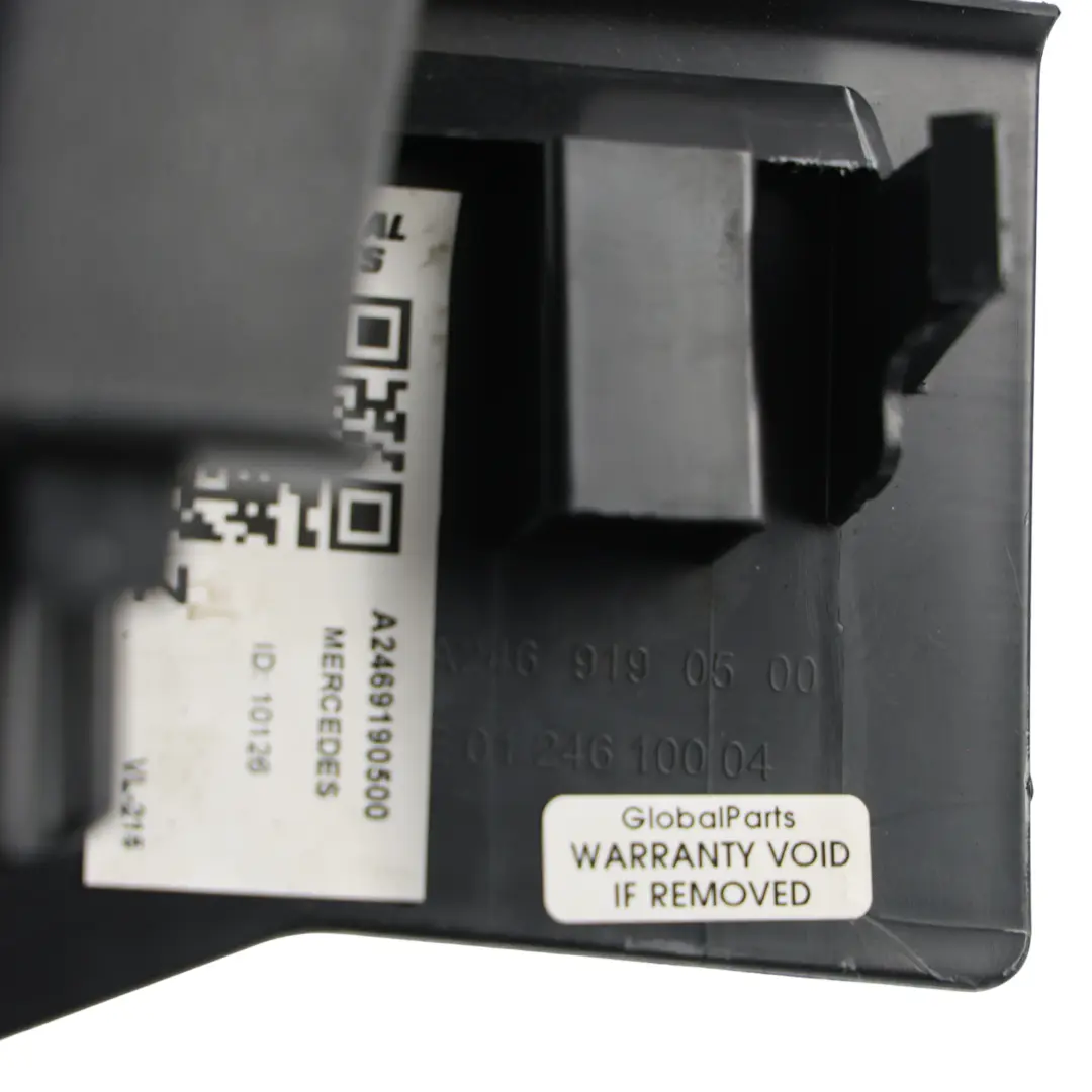 Mercedes W246 Sitzschiene Verkleidung Vorne Rechts Schwarz - SKU A2469190500 - Teilenummer A2469190500