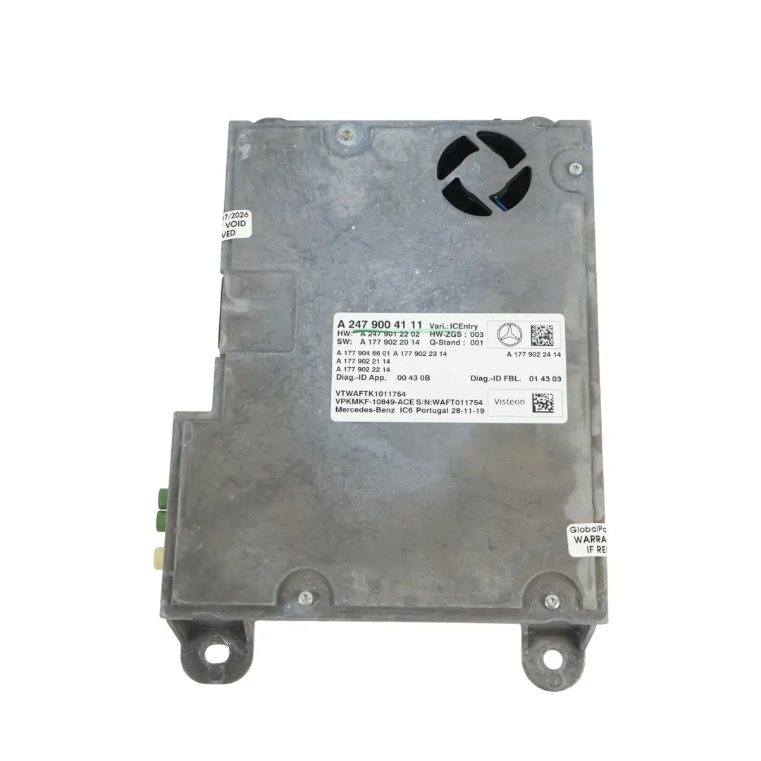 Mercedes W177 Unidad Módulo Control Radio Multimedia ECU - SKU A2479004111 - Número de pieza A2479004111