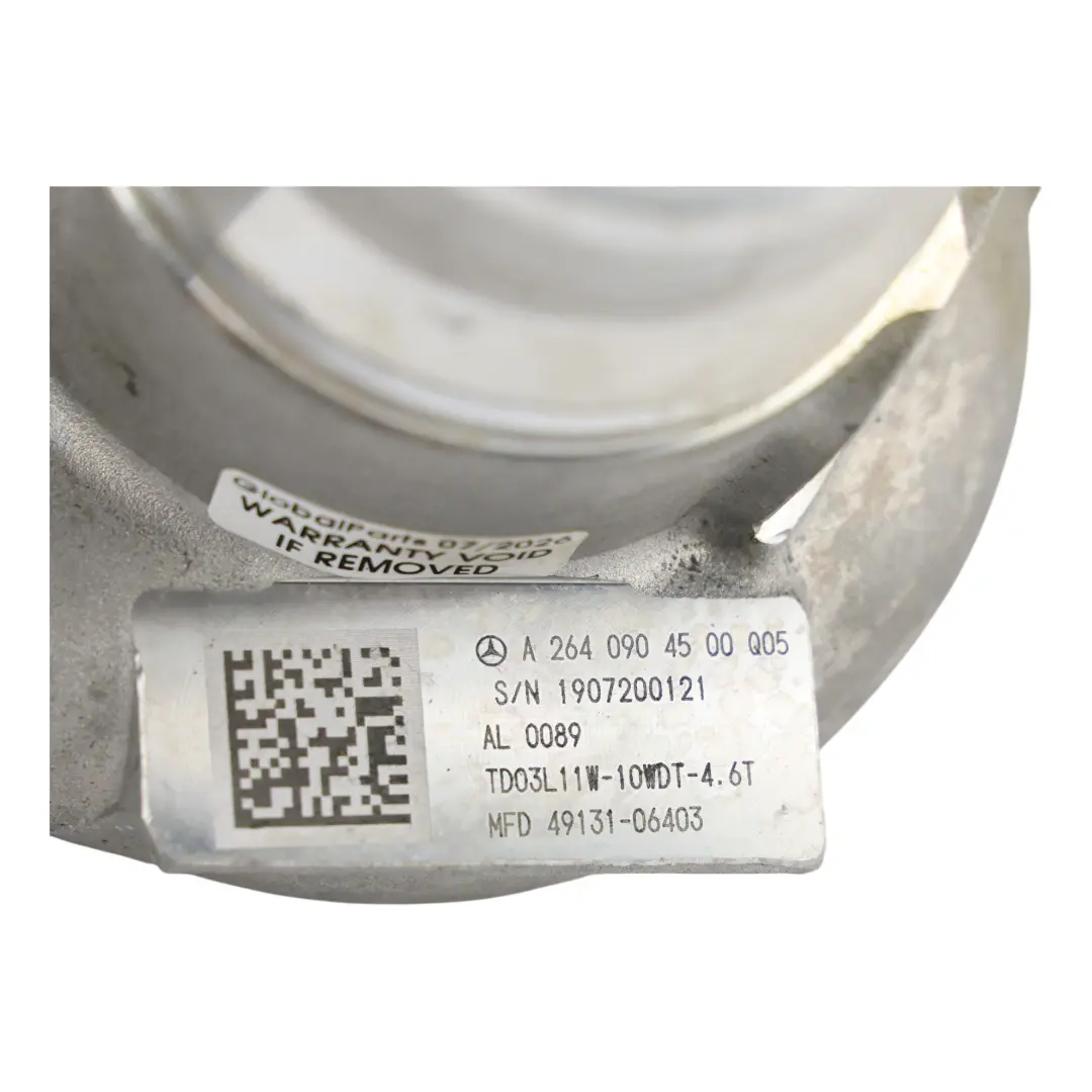 Mercedes W205 Obudowa Sprężarki Turbo Benzynowy M264.915 - SKU A2640904500-2 - Numer Części A2640904500