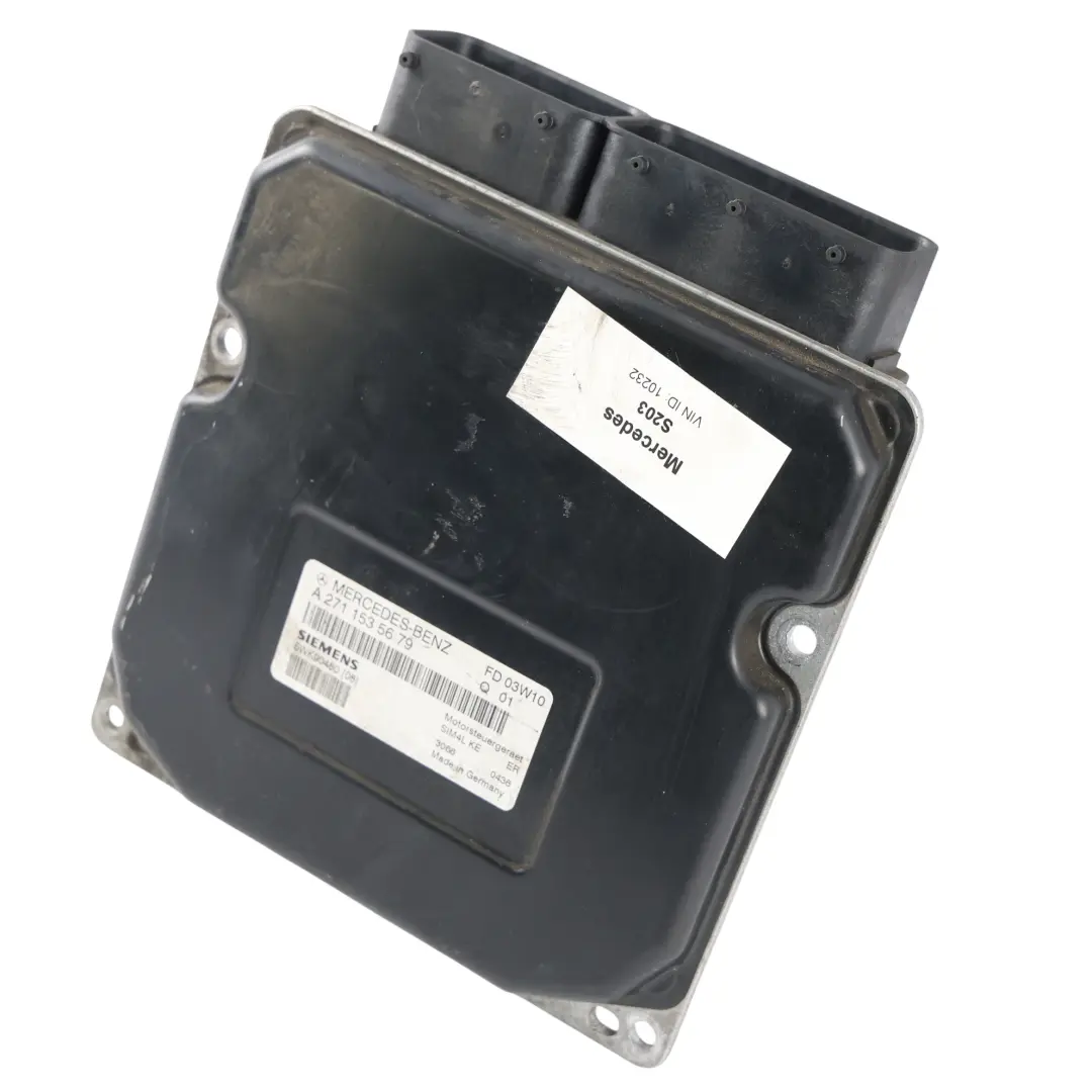 Control Unit ECU 1.8 Petrol 163 HP Automatic to Mercedes S203 Engine with Part number A2711535679 Mercedes S203 Engine Control Unit ECU 1.8 Petrol 163 HP Automatic - SKU A2711535679 - Part number A2711535679