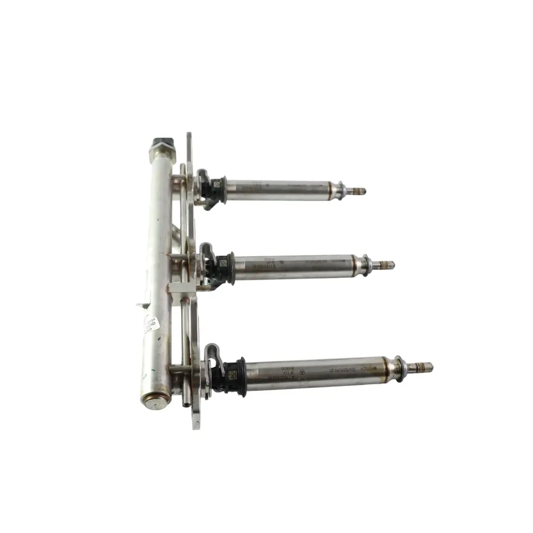 Mercedes C204 Fuel Injection Line Injectors SET Left N/S M276.957 - SKU A2760703395 - Part number A2760703395