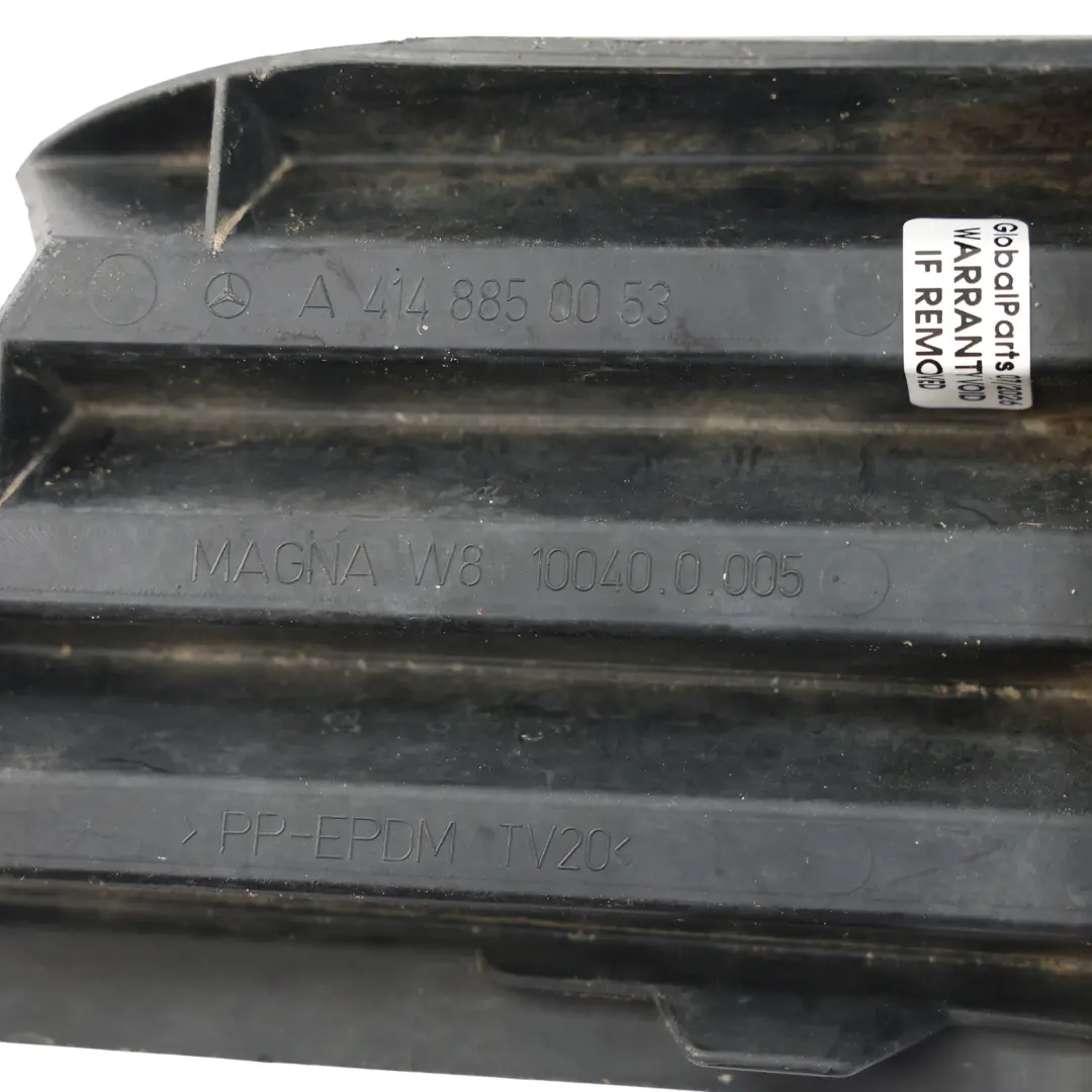 Mercedes Vaneo W414 Front Bumper Lower Grille Grid Moulding - SKU A4148850053 - Part number A4148850053