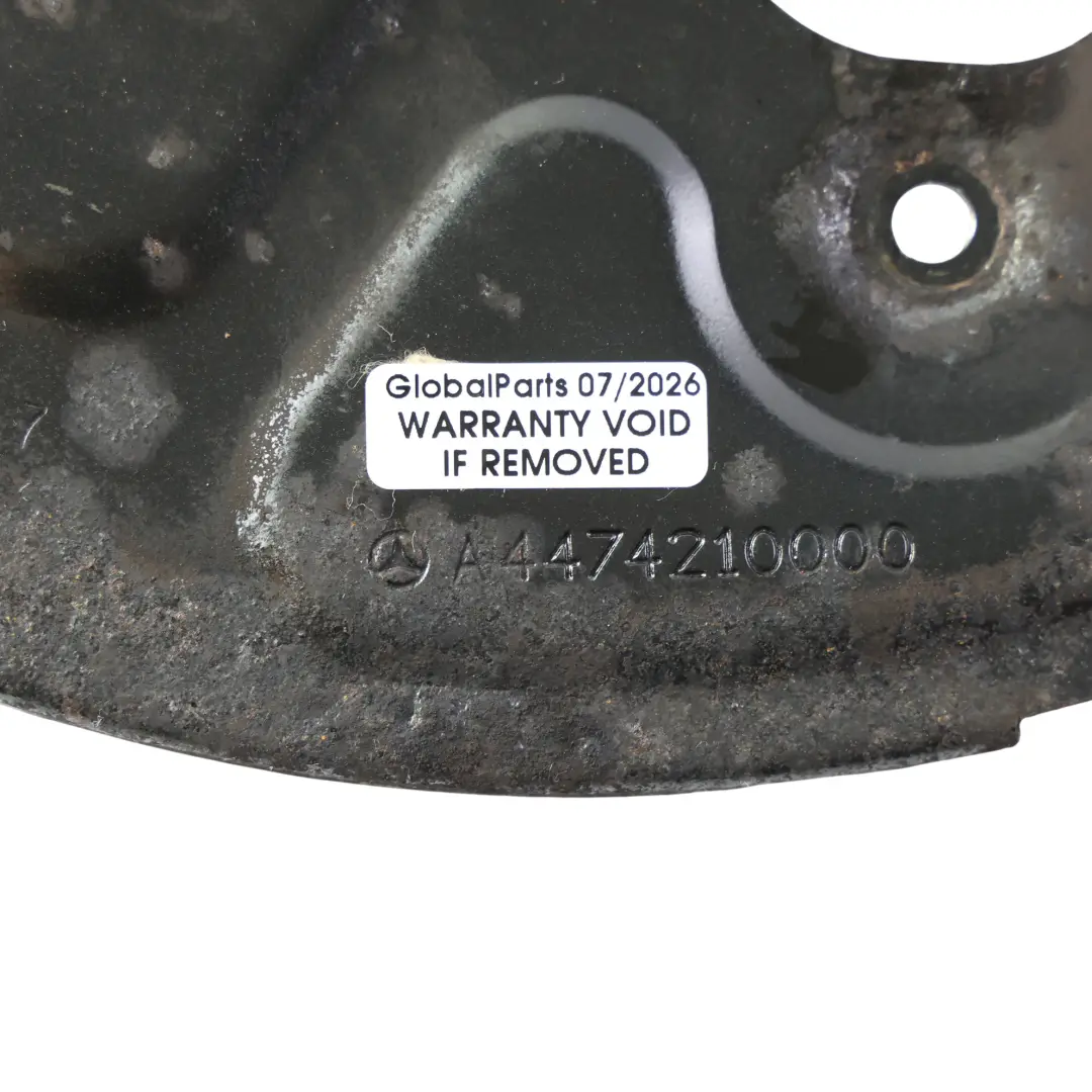 Mercedes W447 Osłona Tarczy Hamulcowej Lewa 114 CDI 651950 A4474210100 - SKU A4474210000 - Numer Części A4474210000