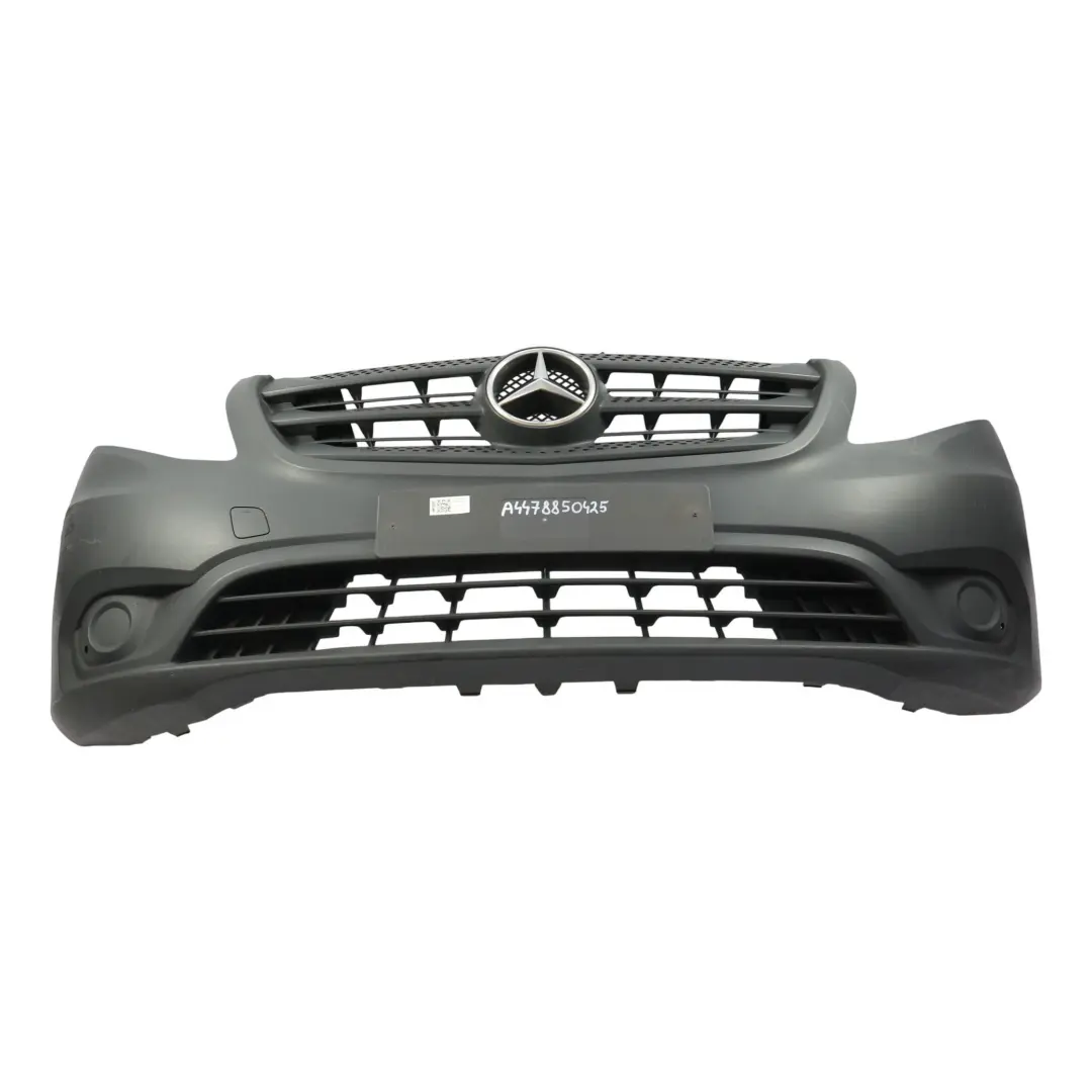 Front Bumper Cover Panel Primed Textured to Mercedes Vito W447 with Part number A4478850425 Mercedes Vito W447 Front Bumper Cover Panel Primed Textured - SKU A4478850425 - Part number A4478850425