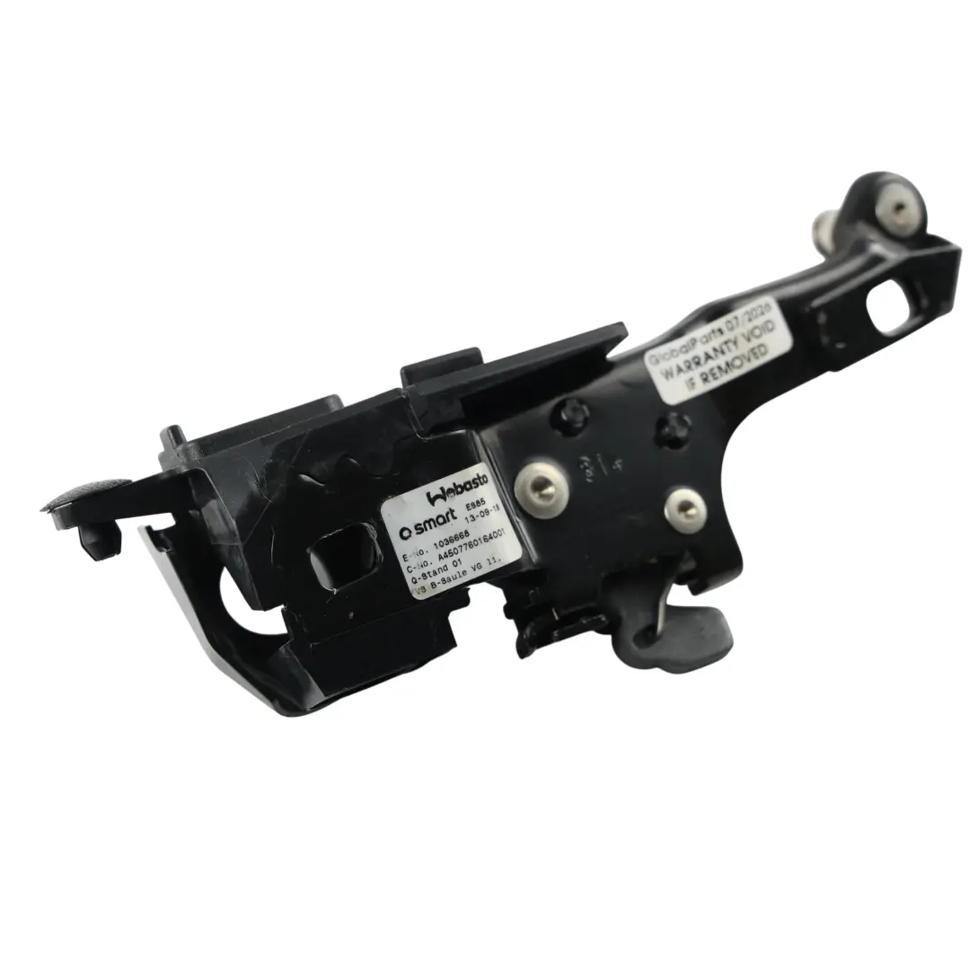 Smart Fortwo C451 Cabrio B-Säule Verdeck Öse Schloss Links - SKU A450776016 - Teilenummer A450776016