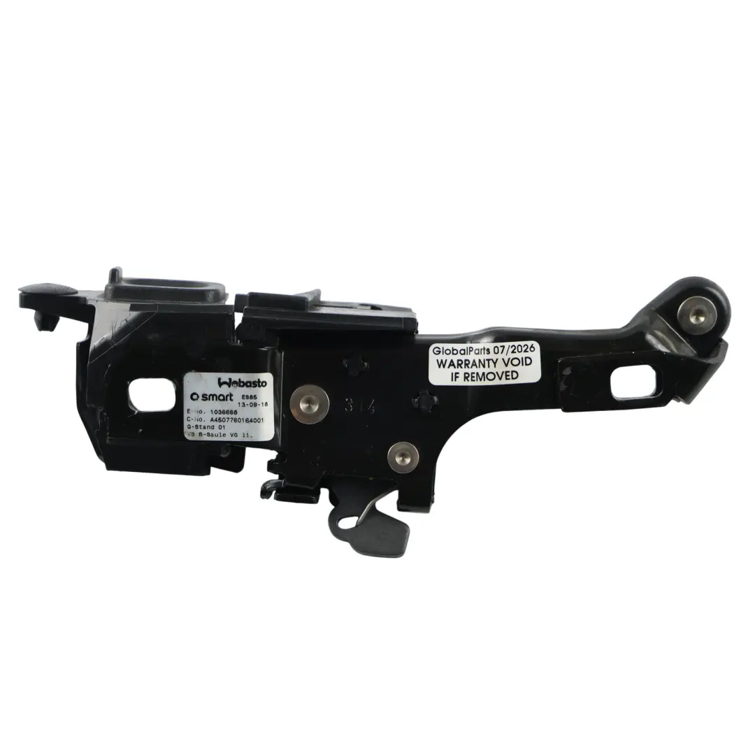 Smart Fortwo C451 Cabrio Œillet Verrouillage Capote Pilier B Gauche - SKU A450776016 - Numéro de pièce A450776016