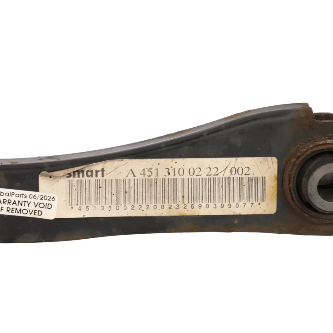 Smart Fortwo 451 Traversa Asse Posteriore Telaio Sospensione - SKU A4513100222 - Numero di parte A4513100222