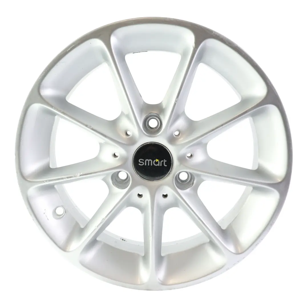 Smart ForTwo 451 Jante Alliage Avant Argent 15" 4,5J 3X112 ET23,5 - SKU A4514010202-1 - Numéro de pièce A4514010202