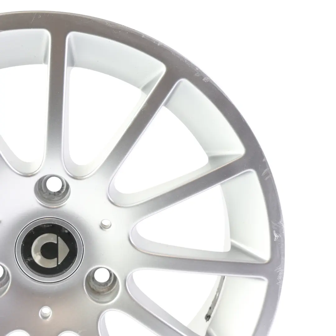 Alu Felge Hinten 12 Speichen Silber 15" ET:22 5.5J für Smart Fortwo Cab mit Teilenummer A4514010402 Smart Fortwo Cab Alu Felge Hinten 12 Speichen Silber 15" ET:22 5.5J - SKU A4514010402-1 - Teilenummer A4514010402