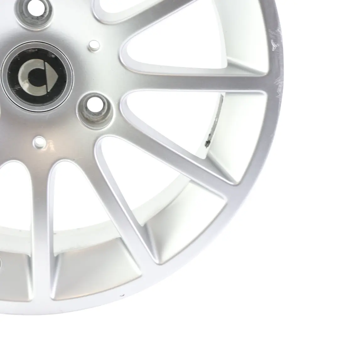 Alloy Wheel 12 Spoke Silver 15" ET:22 5.5J 3x112 to Smart Fortwo Rear with Part number A4514010402 Smart Fortwo Rear Alloy Wheel 12 Spoke Silver 15" ET:22 5.5J 3x112 - SKU A4514010402-1 - Part number A4514010402