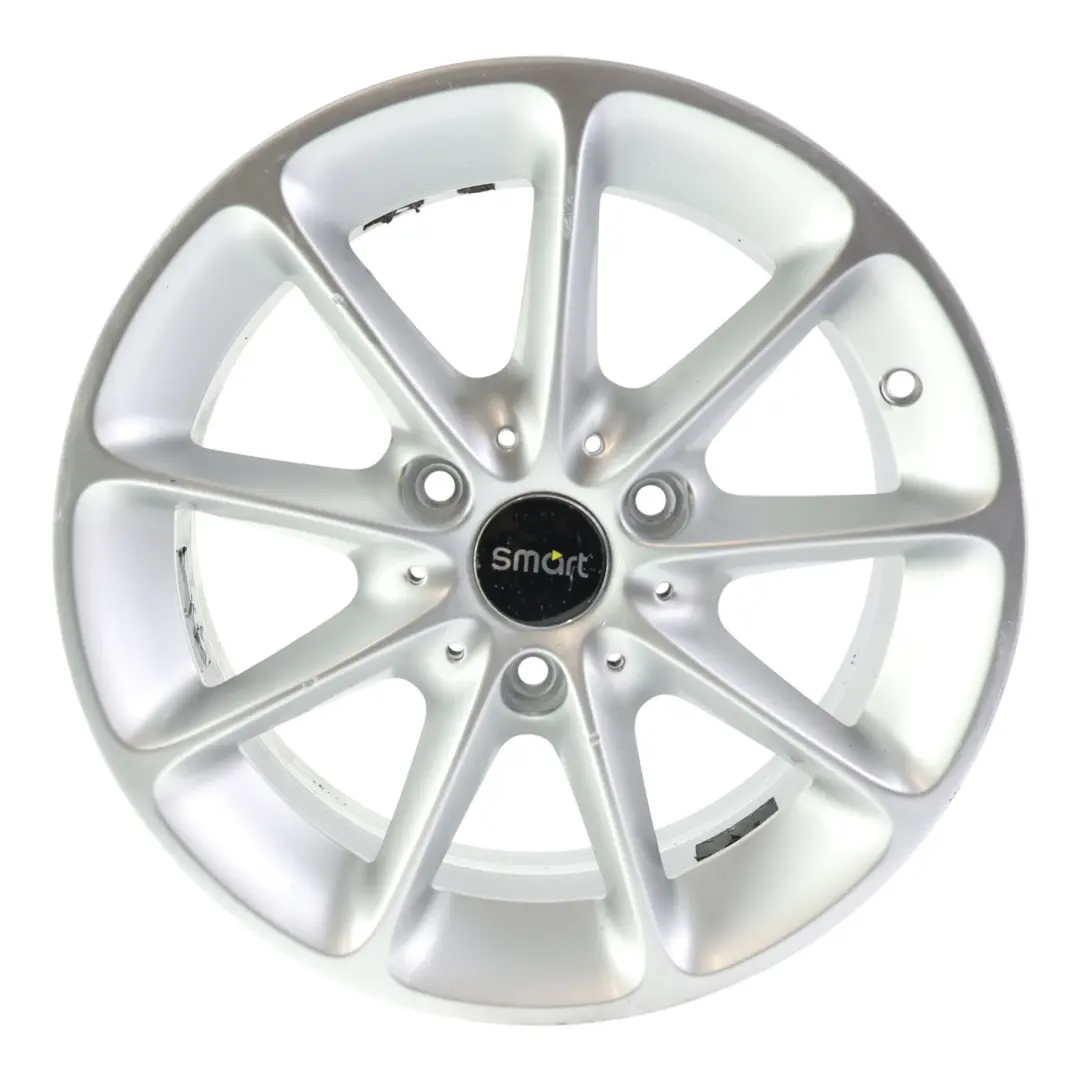Smart Fortwo 451 Cerchio Lega Posteriore Argento 15" 5,5J 3X112 ET22 - SKU A4514010502-1 - Numero di parte A4514010502