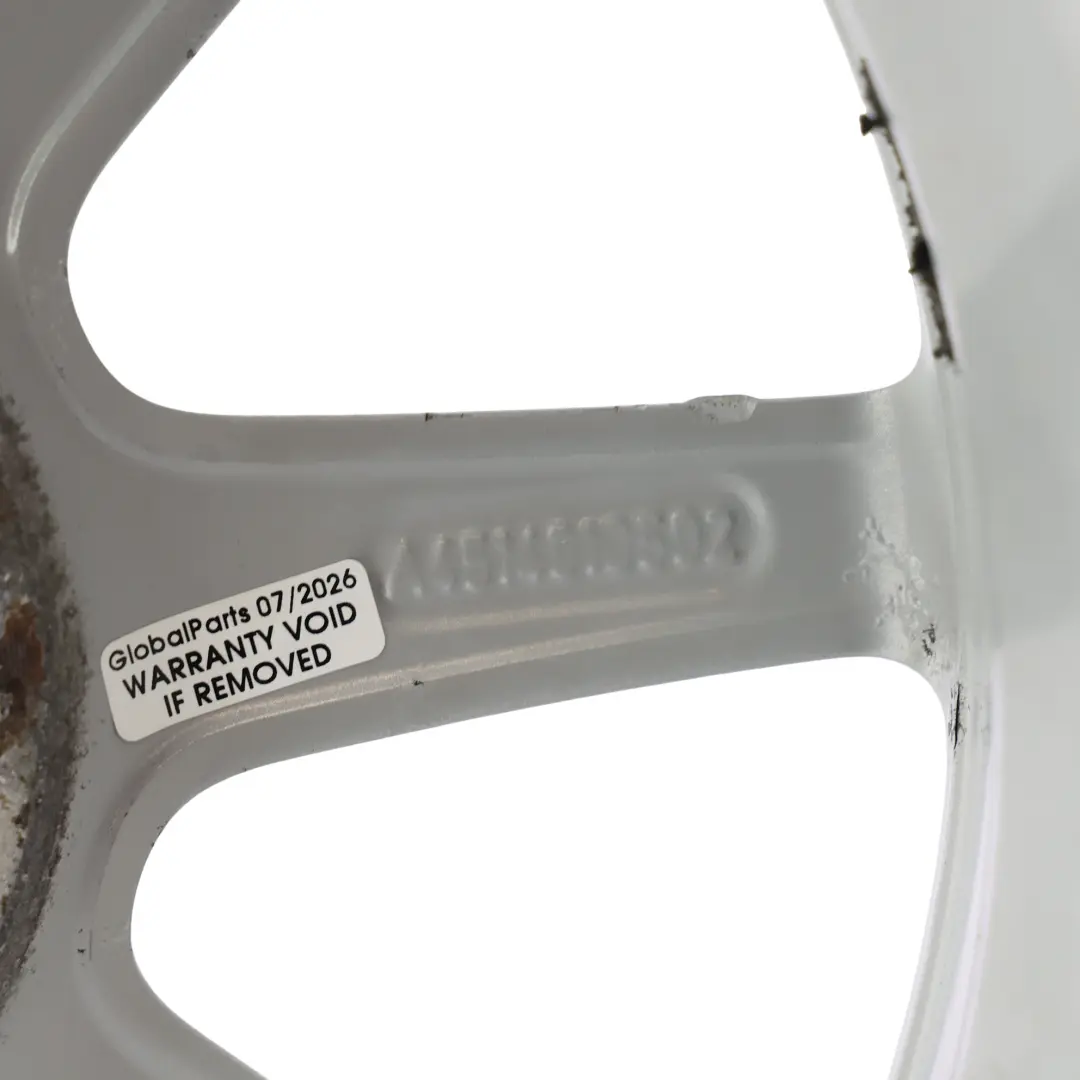 Alloy Wheel Rim Silver 15" 5,5J 3X112 ET22 to Smart Fortwo 451 Rear with Part number A4514010502 Smart Fortwo 451 Rear Alloy Wheel Rim Silver 15" 5,5J 3X112 ET22 - SKU A4514010502-1 - Part number A4514010502