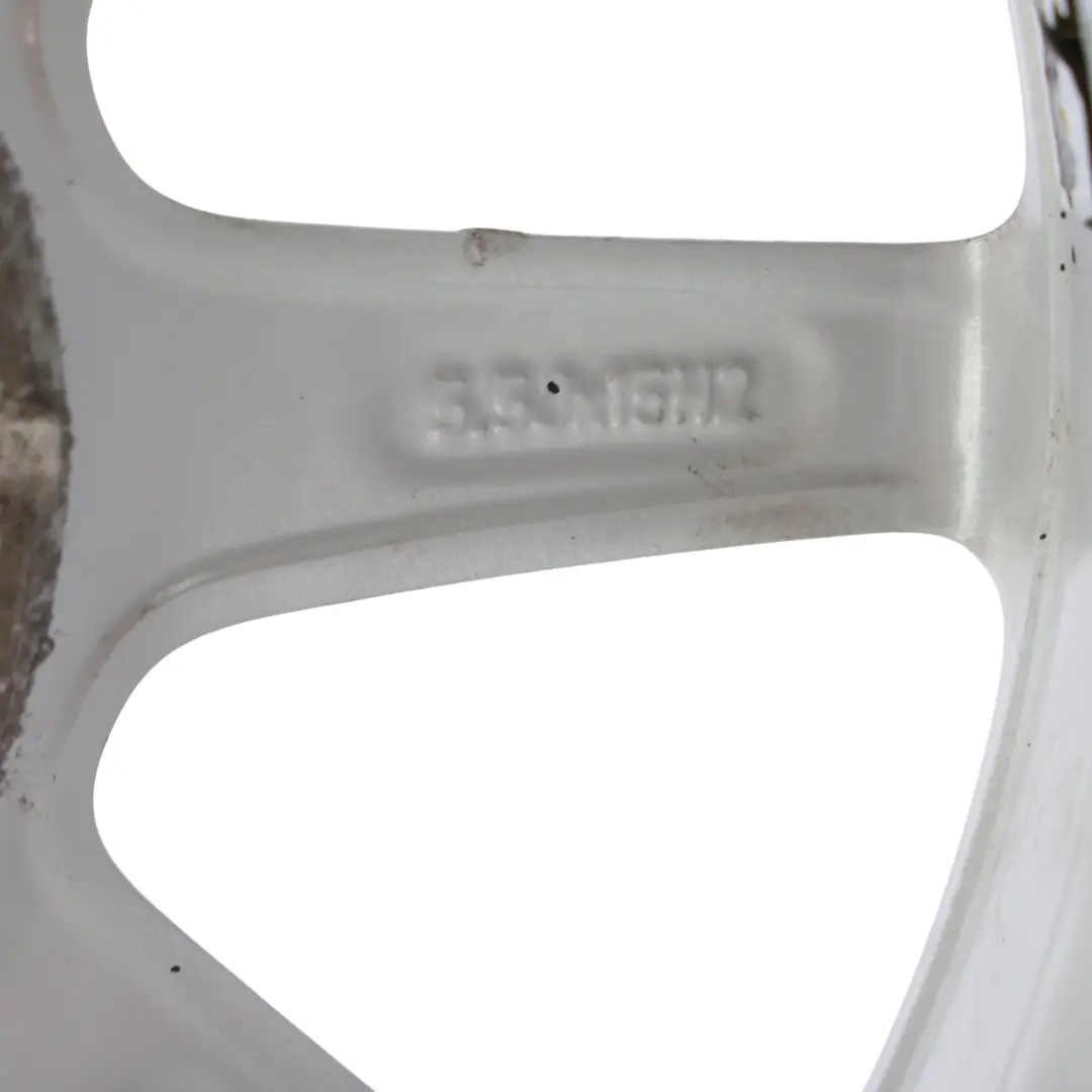 Smart Fortwo 451 Cerchio Lega Posteriore Argento 15" 5,5J 3X112 ET22 - SKU A4514010502-1 - Numero di parte A4514010502