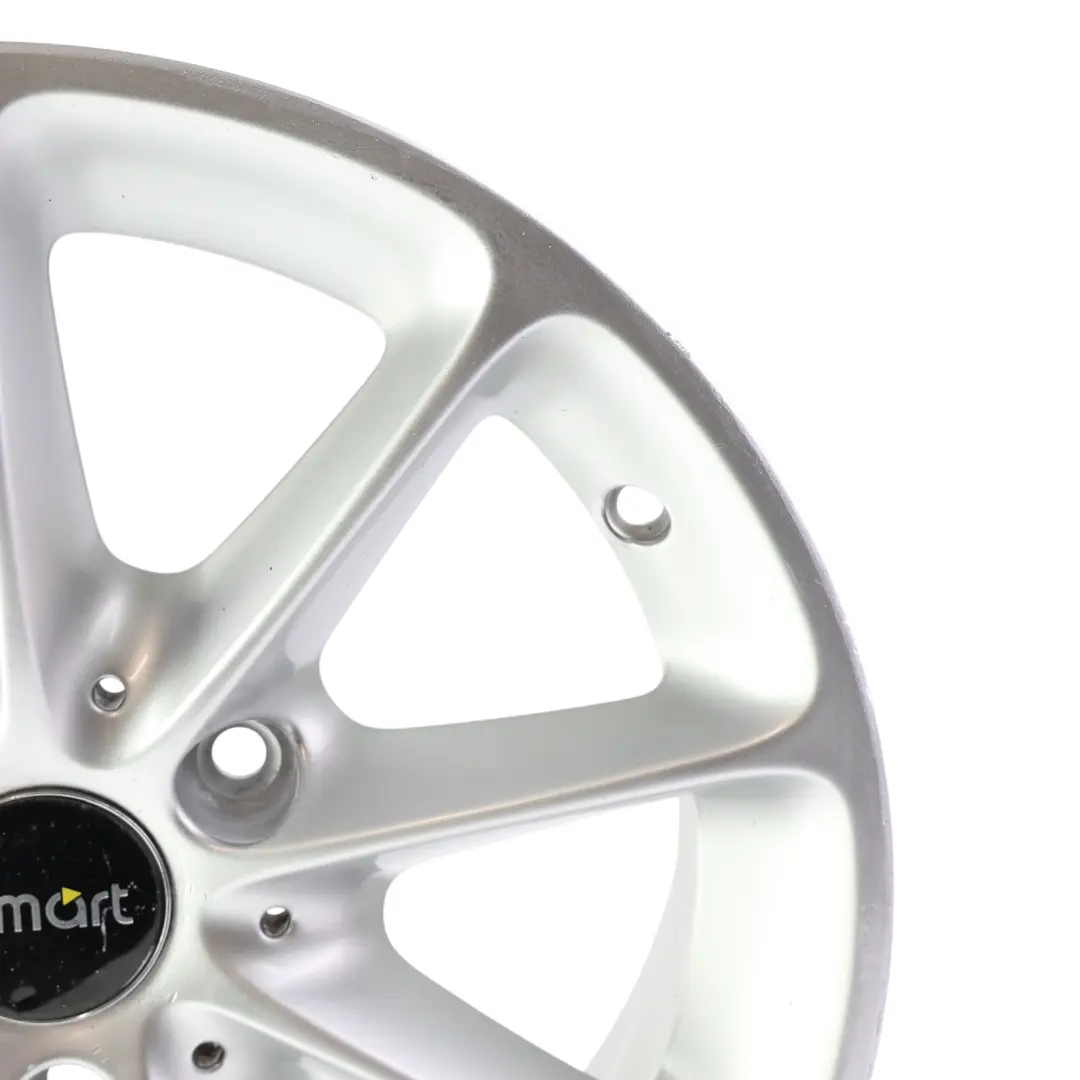 Smart Fortwo 451 Llanta Aleación Trasera Plata 15" 5,5J 3X112 ET22 - SKU A4514010502-1 - Número de pieza A4514010502