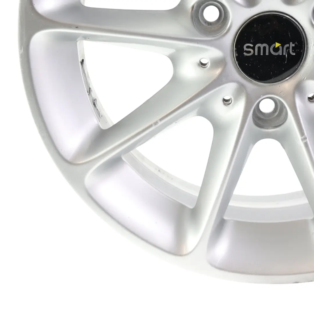 Smart Fortwo 451 Tylna Felga Alu Srebrna 15" 5,5J 3X112 ET22 - SKU A4514010502-1 - Numer Części A4514010502
