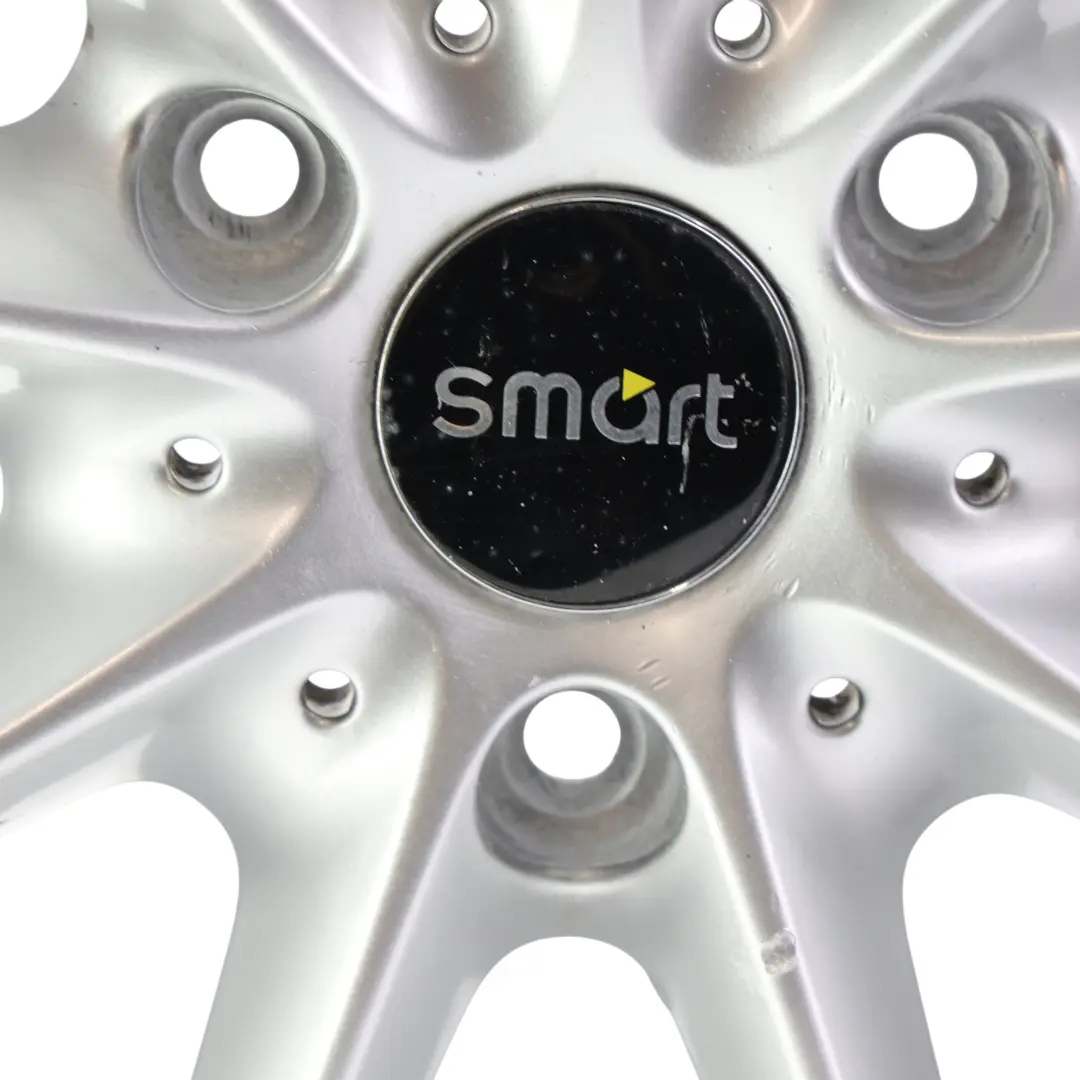 Smart Fortwo 451 Llanta Aleación Trasera Plata 15" 5,5J 3X112 ET22 - SKU A4514010502-1 - Número de pieza A4514010502
