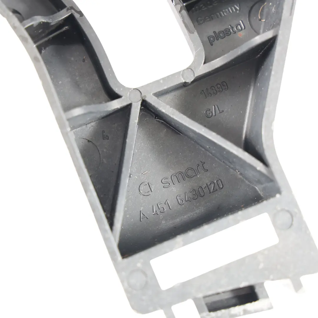 Stoßstange Halterung Hinten Links für Smart Fortwo 451 mit Teilenummer A4516430120 Smart Fortwo 451 Stoßstange Halterung Hinten Links - SKU A4516430120 - Teilenummer A4516430120