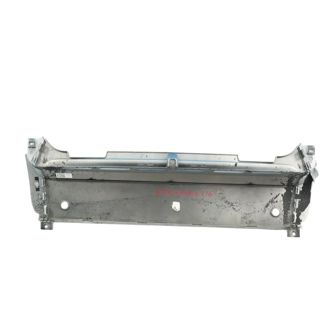Bumper Centre Panel Upper Cover Light Blue Metallic - EN1 to Smart Fortwo 451 Rear with Part number A4516470001 Smart Fortwo 451 Rear Bumper Centre Panel Upper Cover Light Blue Metallic - EN1 - SKU A4516470001-LIG - Part number A4516470001