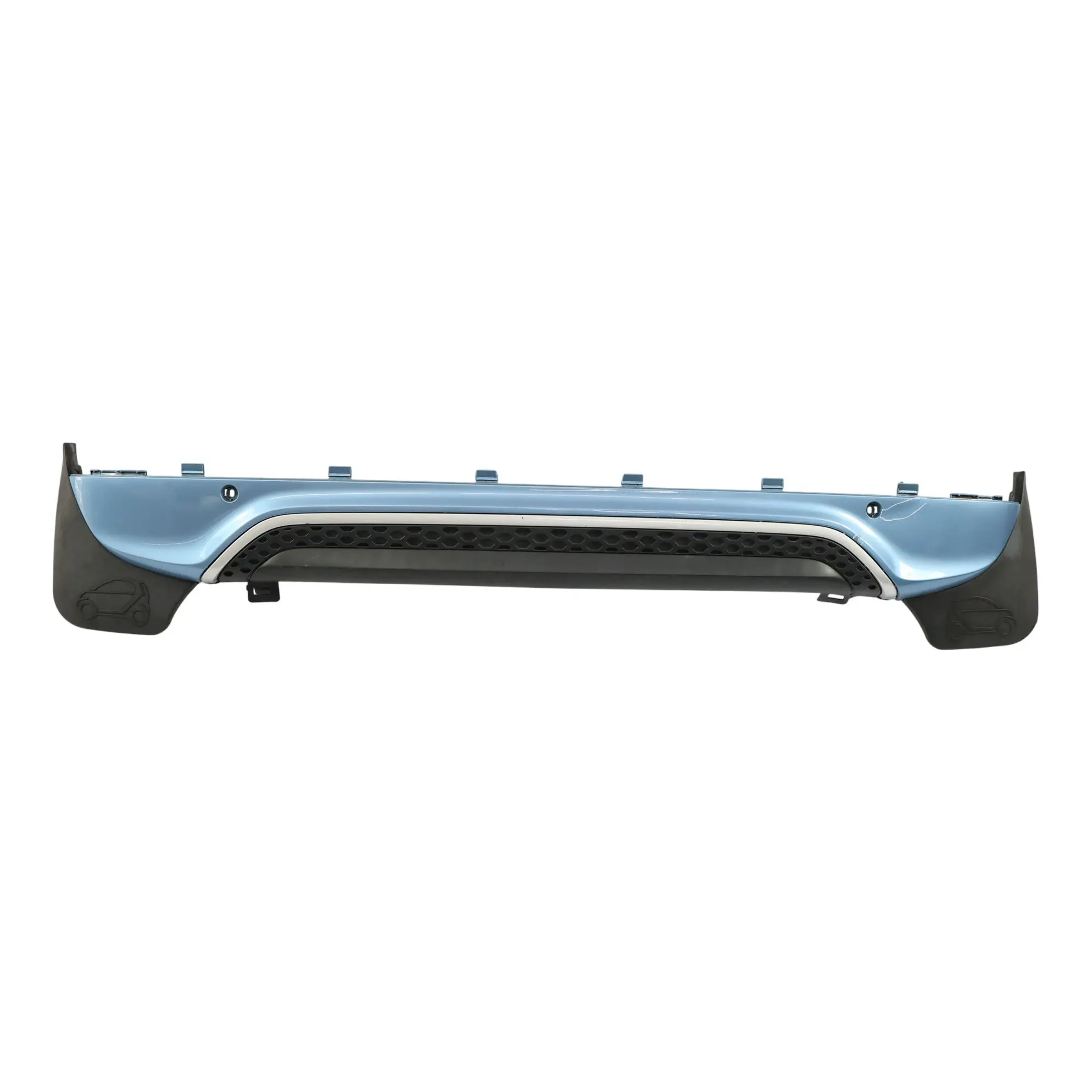 Smart Fortwo 451 Rear Bumper Covering Lower Panel Light Blue Metallic - EN1