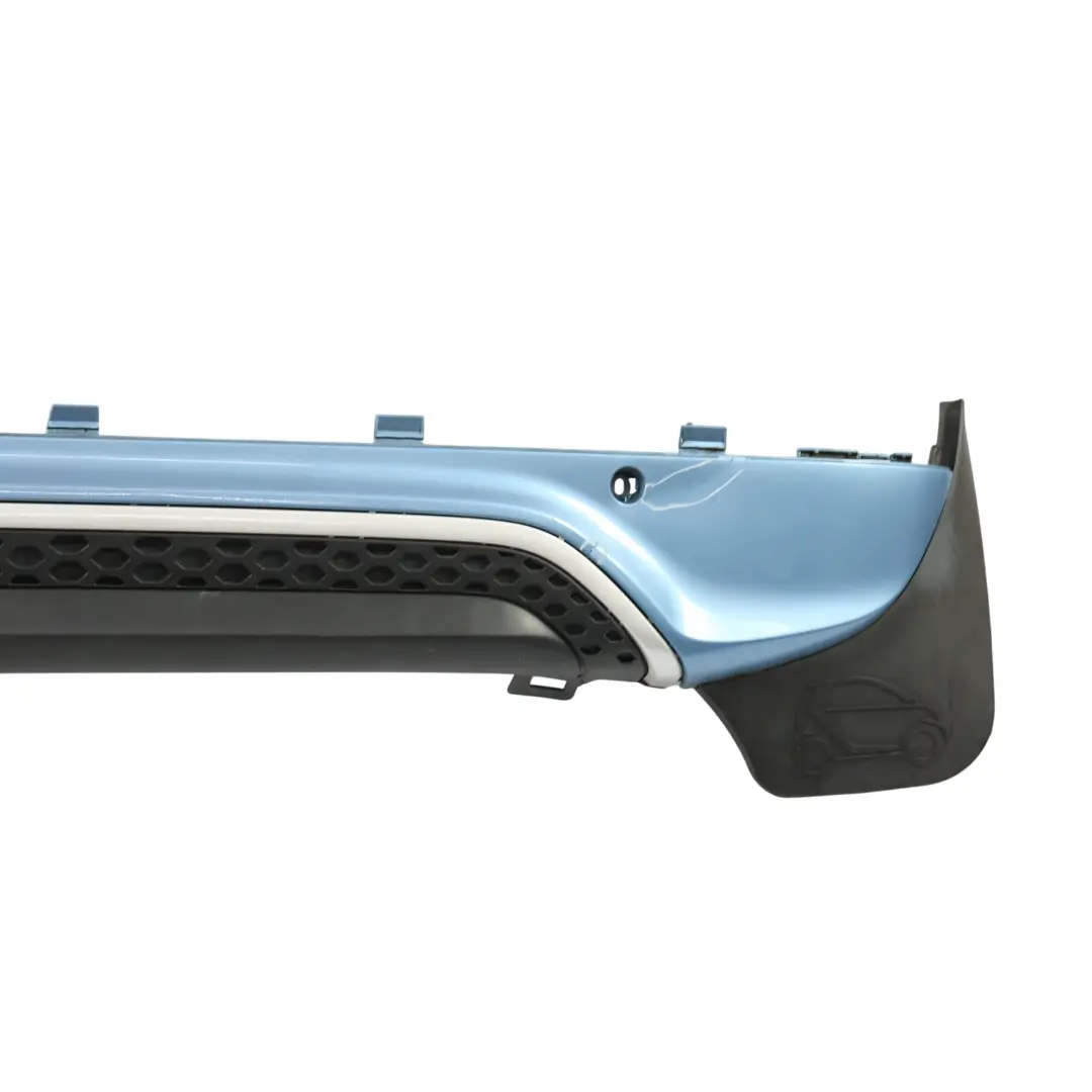 Smart Fortwo 451 Rear Bumper Covering Lower Panel Light Blue Metallic - EN1 - SKU A4516470684-LIG - Part number A4516470684