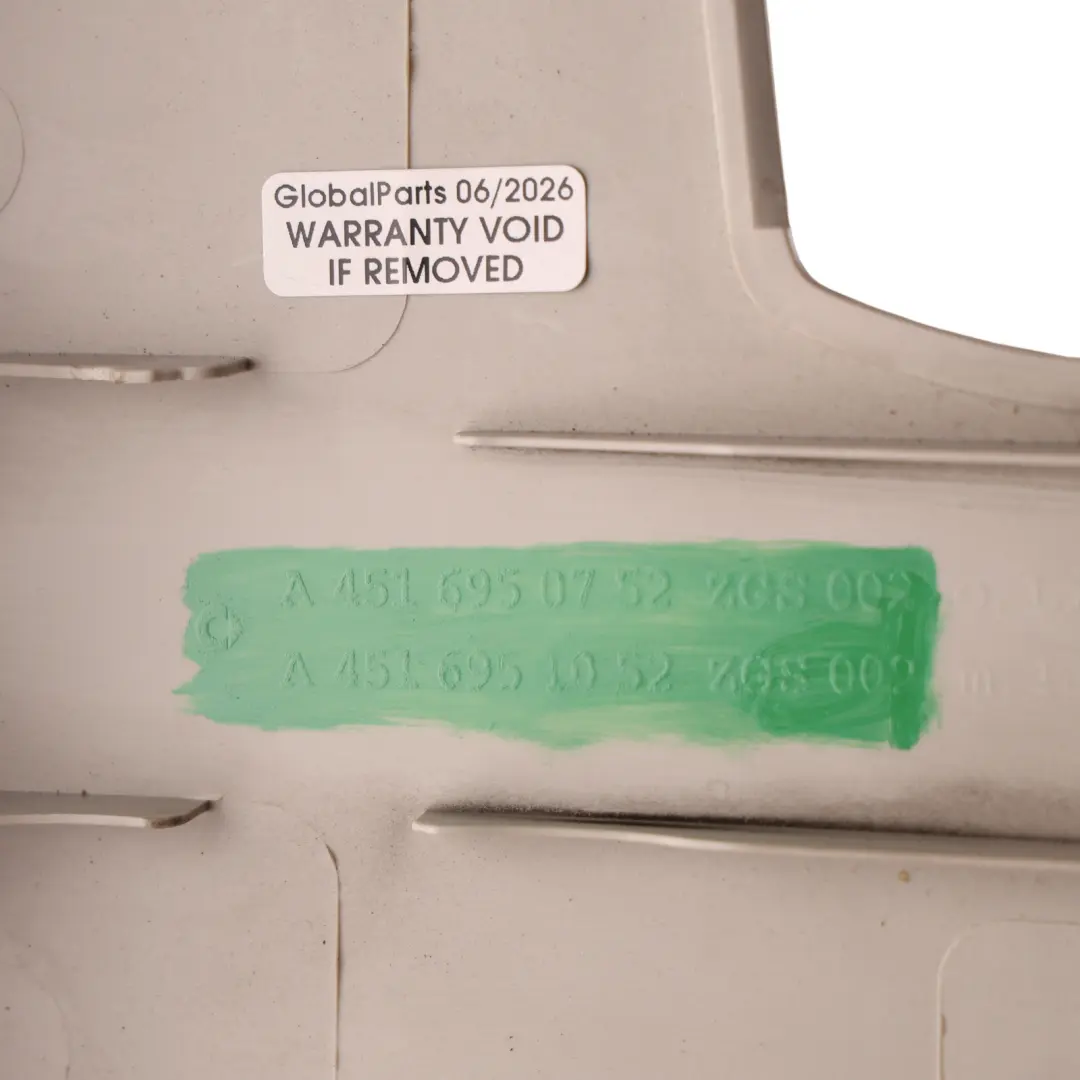 C451 Headliner Trim Cover Panel Front Beige Mount Bracket to Smart with Part number A4516950752 Smart C451 Headliner Trim Cover Panel Front Beige Mount Bracket - SKU A4516950752 - Part number A4516950752