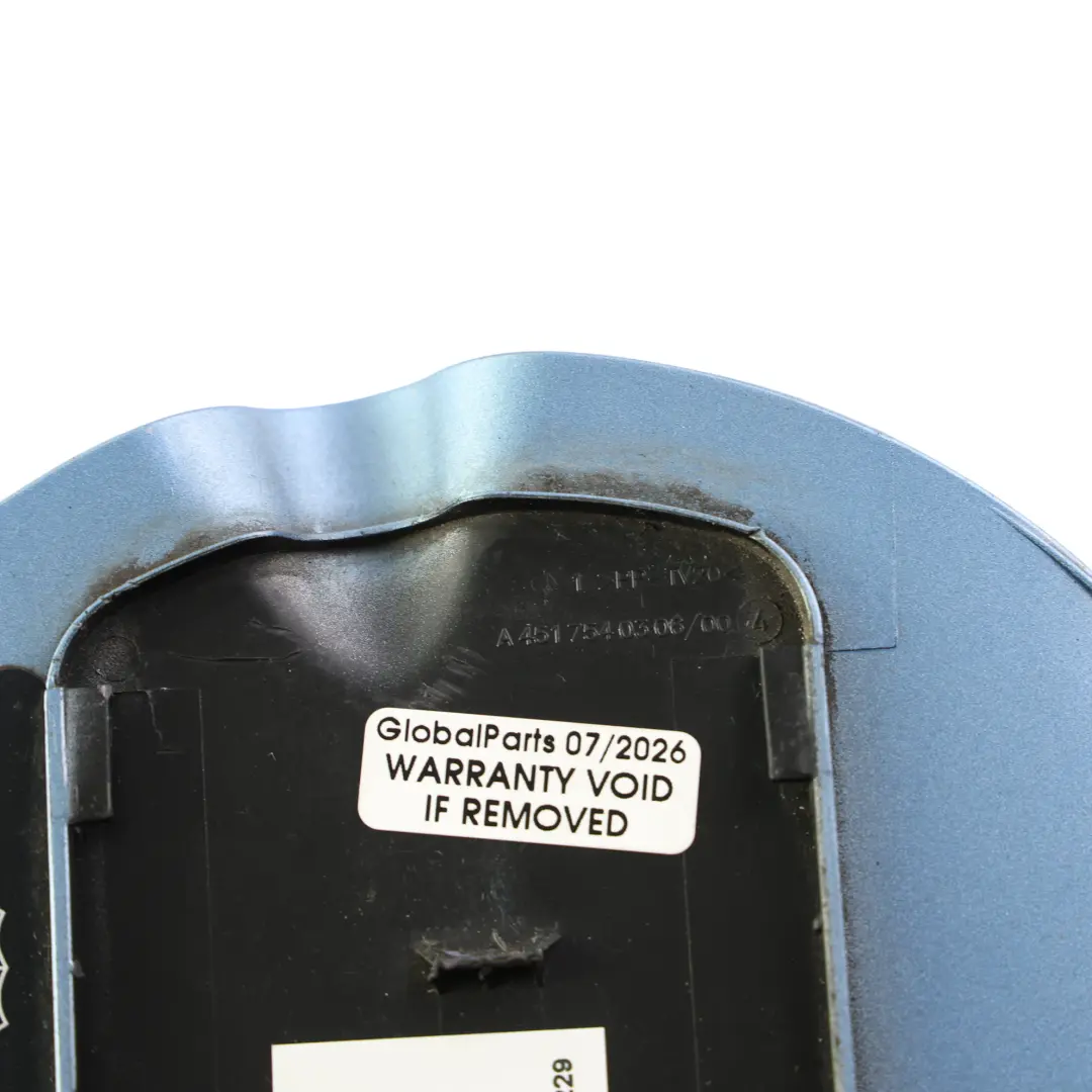 Smart Fortwo C451 Tankdeckel Tankklappe Abdeckung Hellblau EN1 - SKU A4517540306-LIG - Teilenummer A4517540306